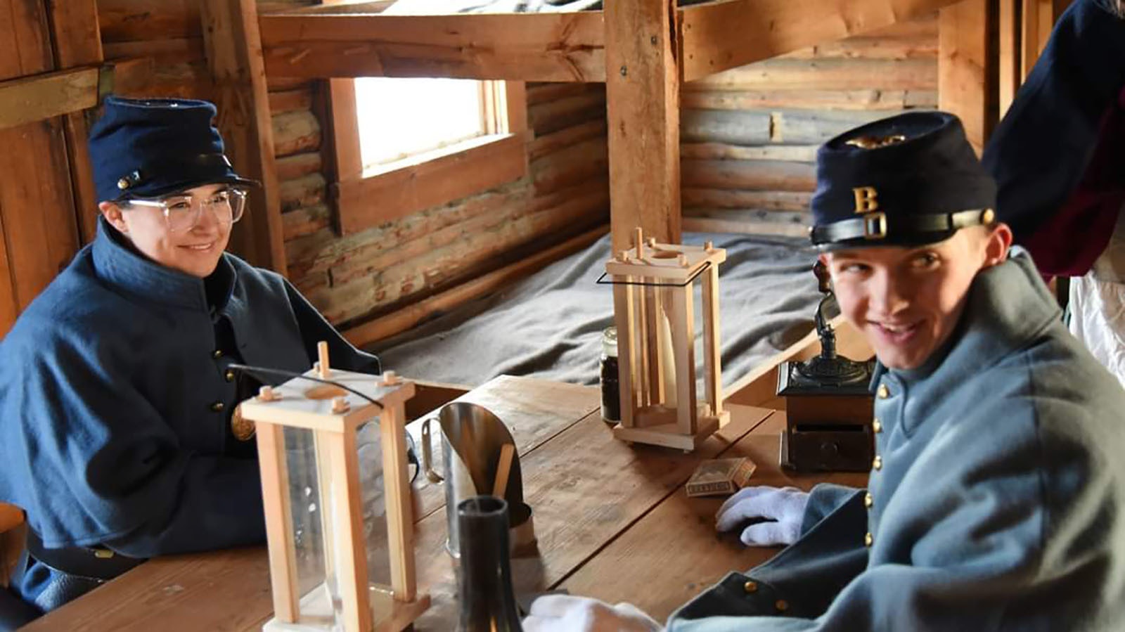The Platte Bridge Company has a strong contingent of young re-enactors and has a goal of teaching them leadership and public speaking skills.
