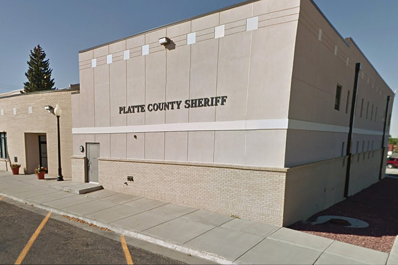 The Platte County Sheriff's Office and jail in Wheatland, Wyoming.