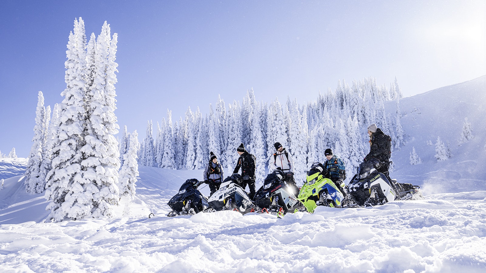 Polaris is promoting its latest lineup of snowmobiles by putting them through their paces in the pristine snow of Wyoming’s Teton Range. The company uses the Cowboy State to showcase the machines as the ultimate toy for backcountry adventure.