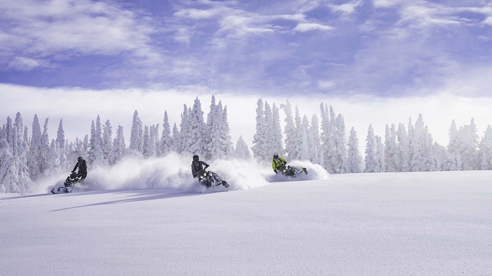 Polaris is promoting its latest lineup of snowmobiles by putting them through their paces in the pristine snow of Wyoming’s Teton Range. The company uses the Cowboy State to showcase the machines as the ultimate toy for backcountry adventure.