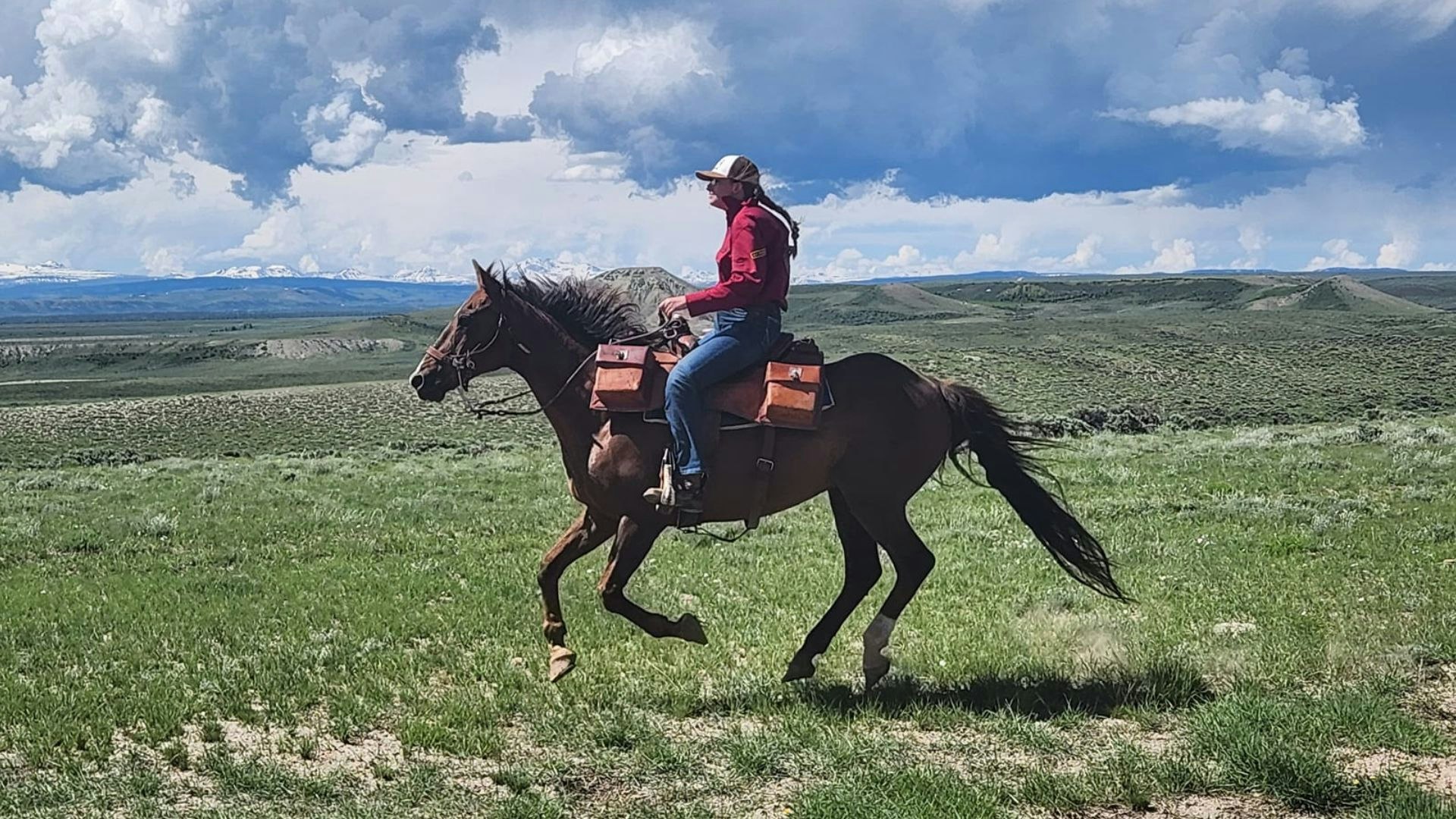 People are sharing photos of the Pony Express Re-Ride on the Wyoming Through the Lens Facebook page.