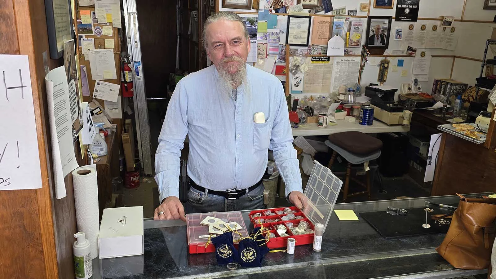 David Brockman, owner of The Coin Shop in Cheyenne, still has about 100 complete state quarters sets. He's been spending them, because he doesn't believe they will ever be worth much more than face value.