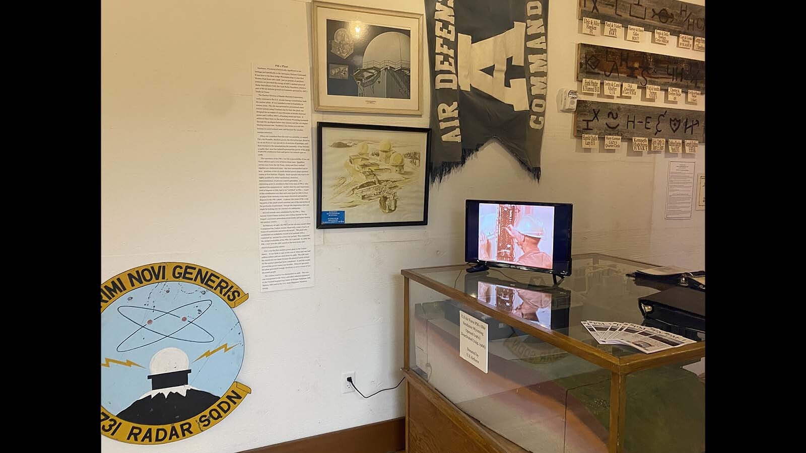 PM-1 exhibit at the Crook County Museum.
