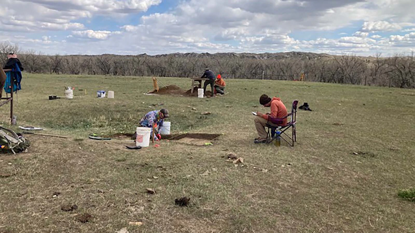 Volunteers from the Hoofprints of the Past Museum in Kaycee have pulled out over 700 artifacts from the site of Fort Antonio, known today as the Portuguese Houses. It is believed to be one of the oldest settlements in Wyoming and was built in 1834 as a trading post by a Portuguese fur trader.