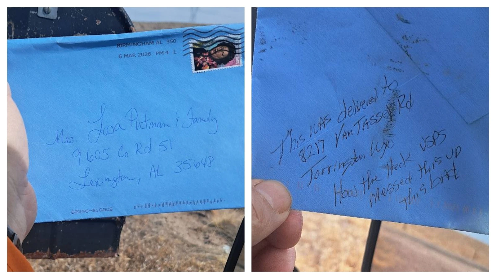 A greeting card mailed to Lisa in Alabama was instead delivered to Roger in Torrington, Wyoming, in what U.S. Postal Service officials say is a “rare” error. An Alabama congressman is getting vocal about Postal Service’s controversial Delivering for America plan.