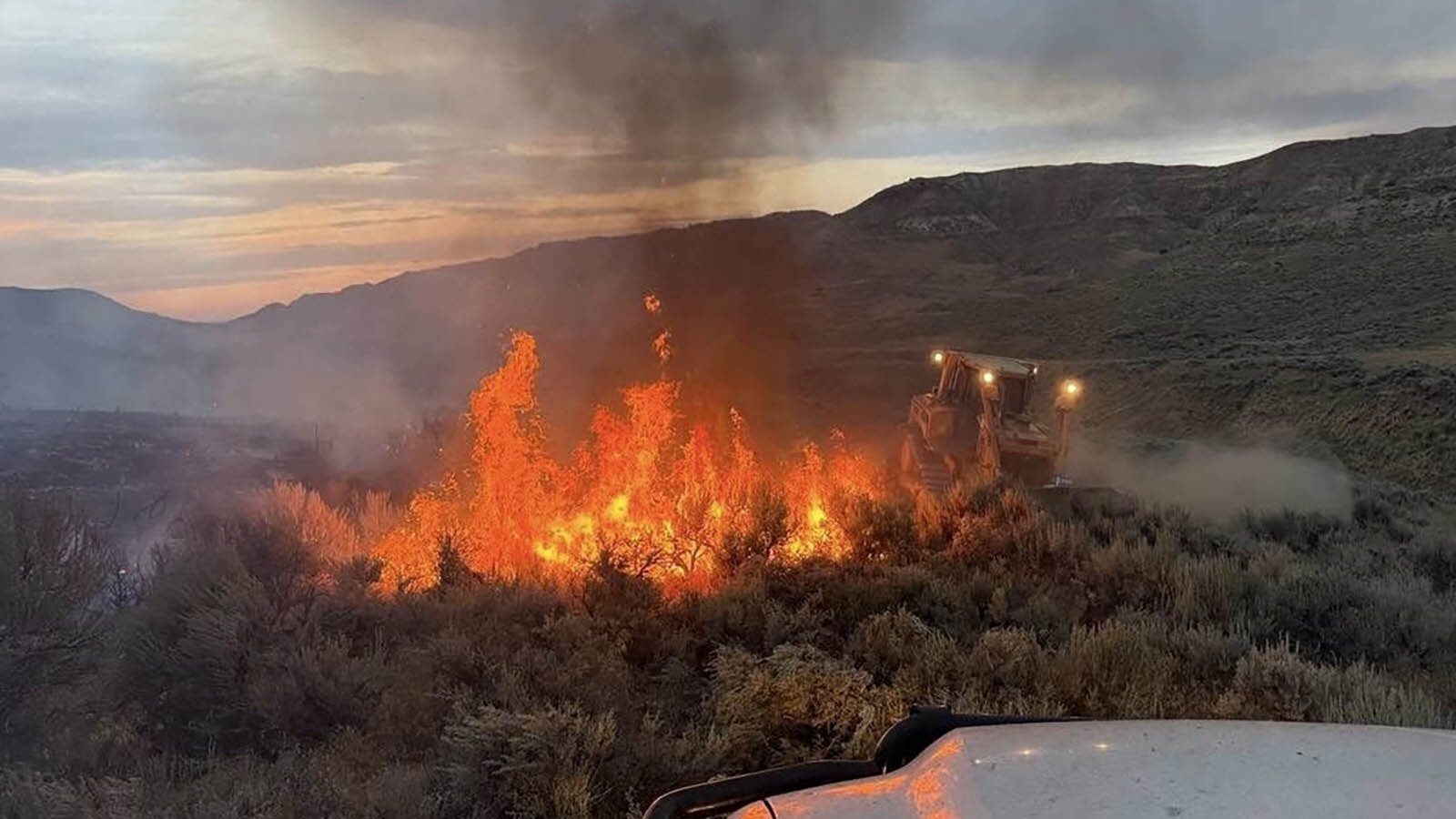 Local departments and the Bureau of Land Management responded in force to the Powder River Fire near Arvada.