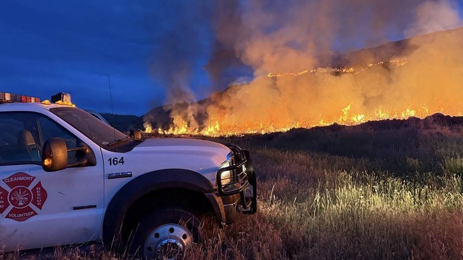 Local departments and the Bureau of Land Management responded in force to the Powder River Fire near Arvada.