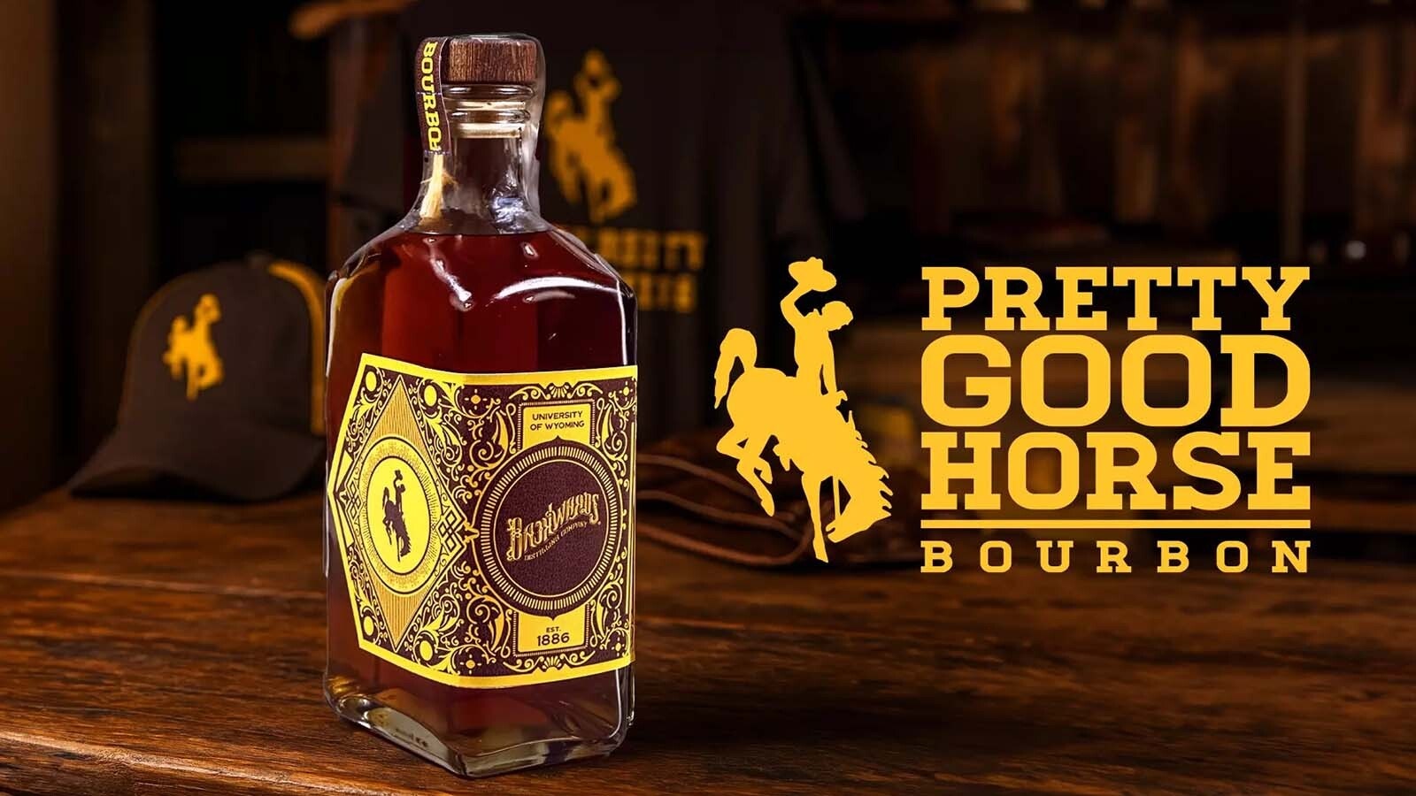University of Wyoming Athletics is joining a growing list of college programs with their own branded liquors. Pretty Good Horse bourbon, made by Casper-based Backwards Distilling, will debut before the Cowboys football season opener.