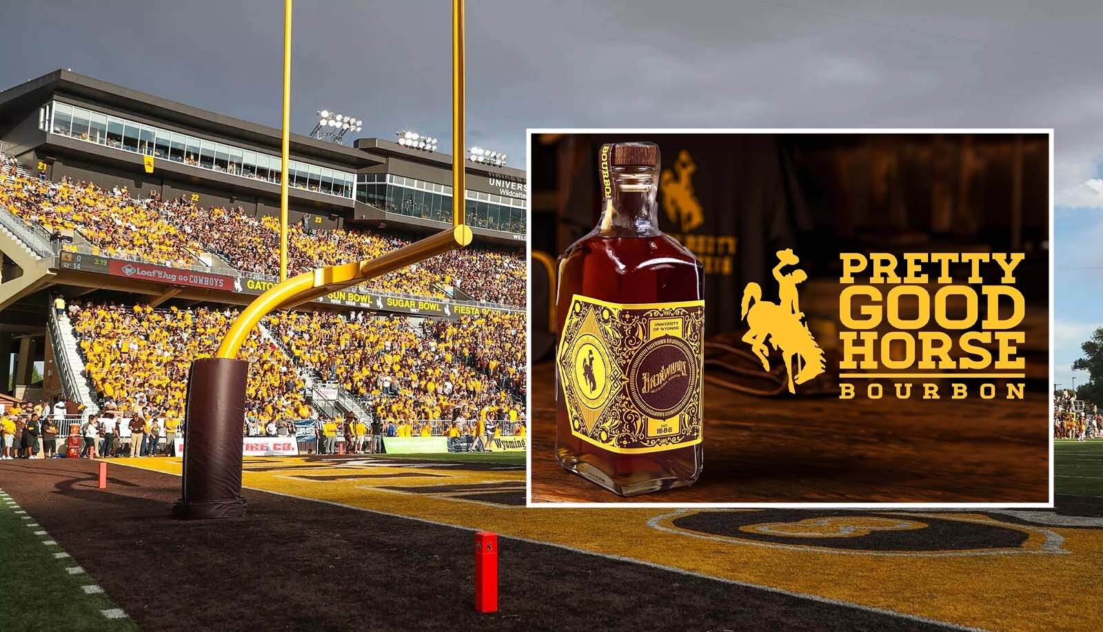 University of Wyoming Athletics is joining a growing list of college programs with their own branded liquors. Pretty Good Horse bourbon, made by Casper-based Backwards Distilling, will debut before the Cowboys football season opener.