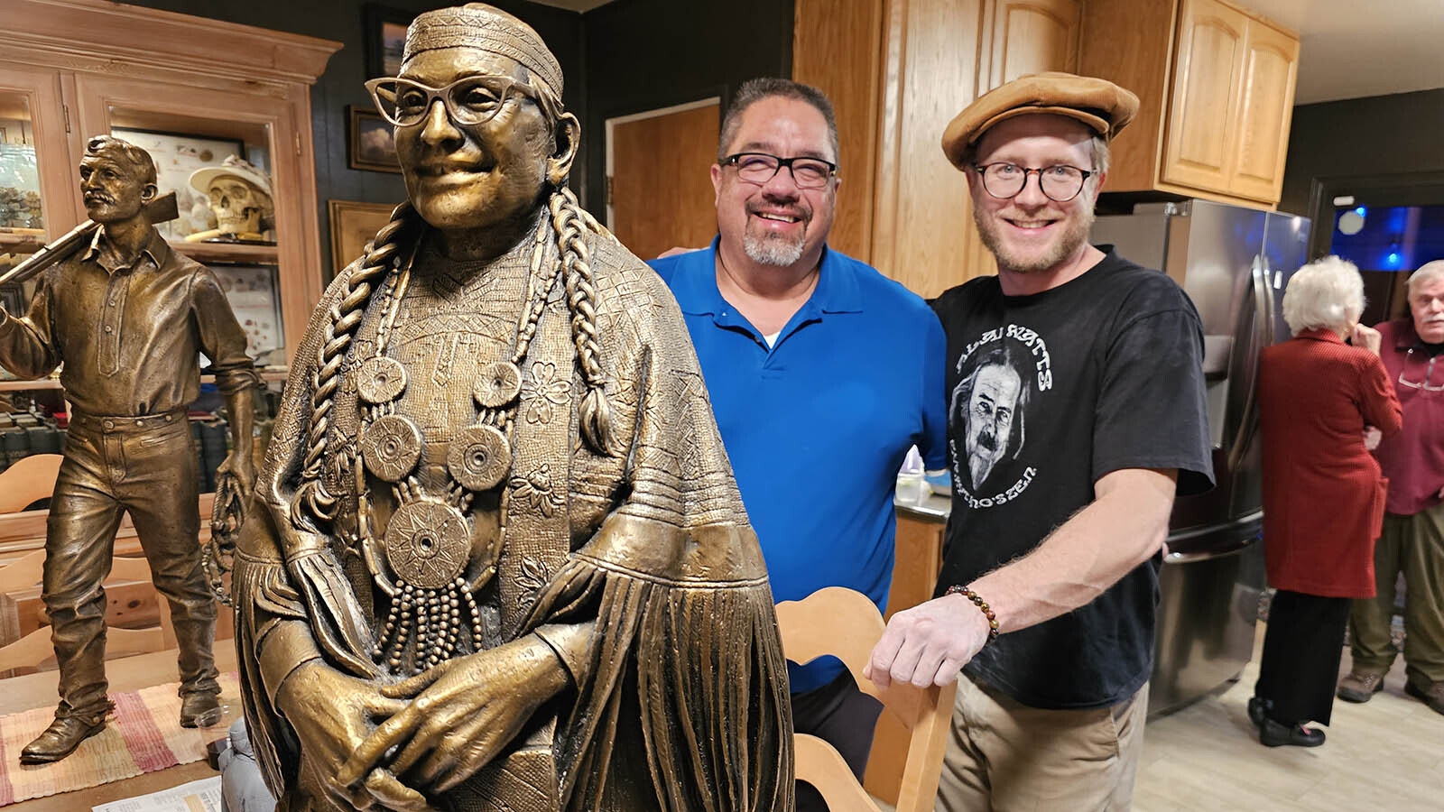 This Princess Blue Water sculpture will find a permanent home at Cheyenne Frontier Days. As part of her amazing life, she had a long and legendary relationship with CFD.