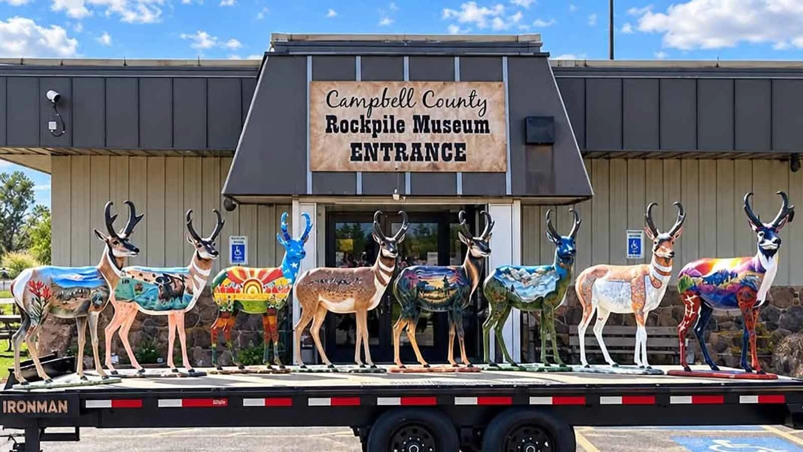 Rising from obliterated remnants scattered along a Wyoming highway after the delivery truck was blown over in a windstorm, the revived herd painted by Wyoming artists raised $100,000 in a fundraiser for the Rockpile Museum.