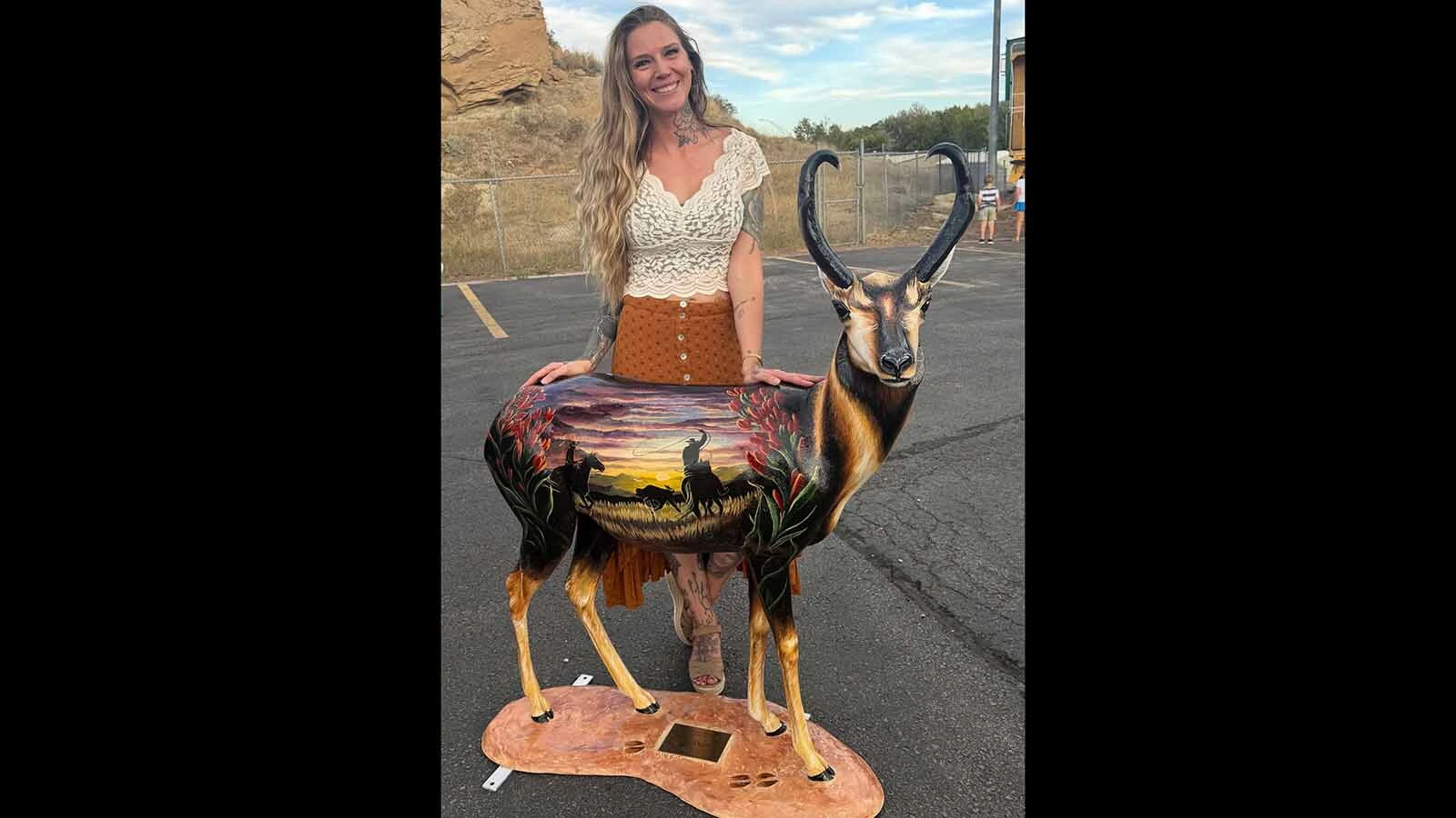 Morgan "Mo" Sullivan's pronghorn "Burnin' Daylight"  sold for $26,000 during the live auction for the fundraiser on Sept. 10.