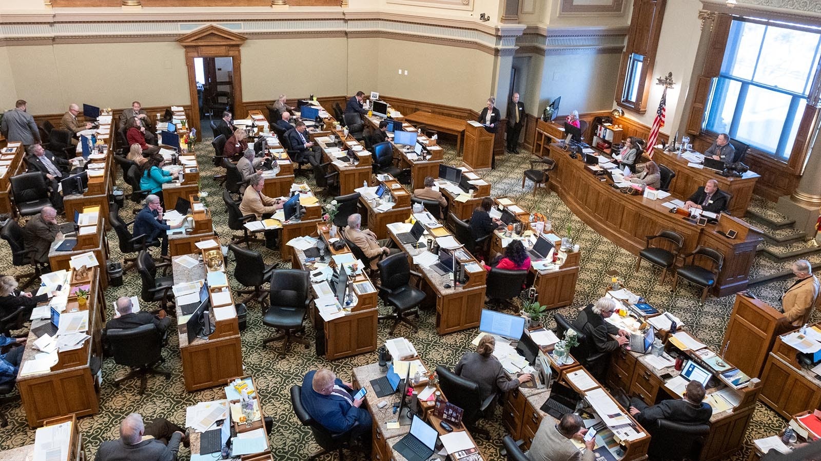 The Wyoming House of Representatives debated for five hours Feb. 19, 2025, before passing a bill that would cut property taxes by 50%.