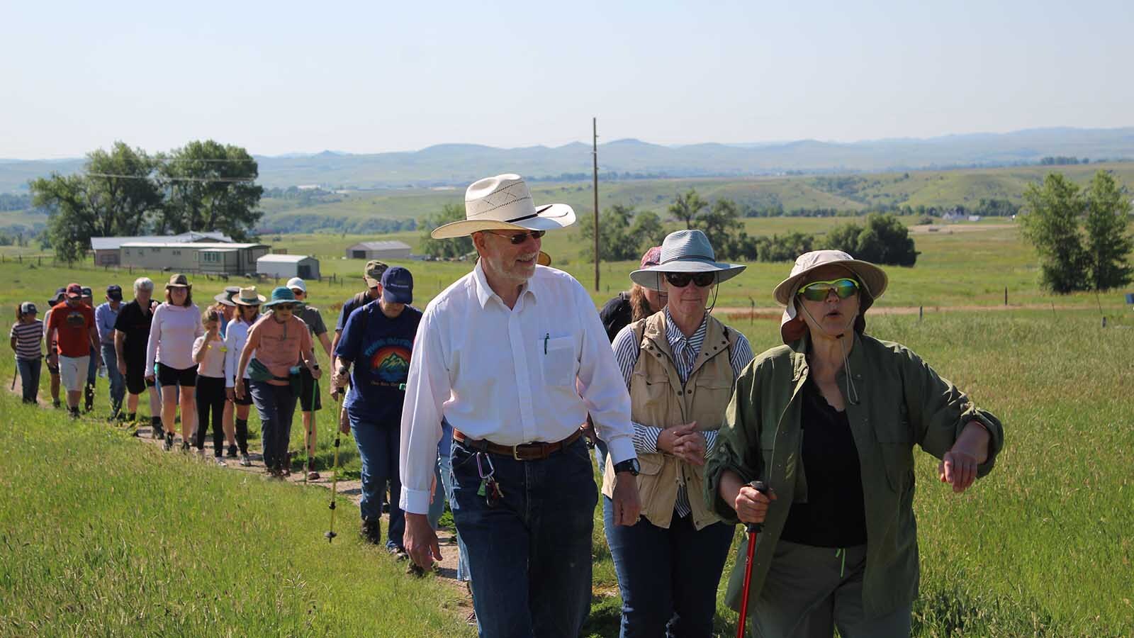 Sheridan Community Land Trust leads a walking tour of history along Soldier Ridge Trail.