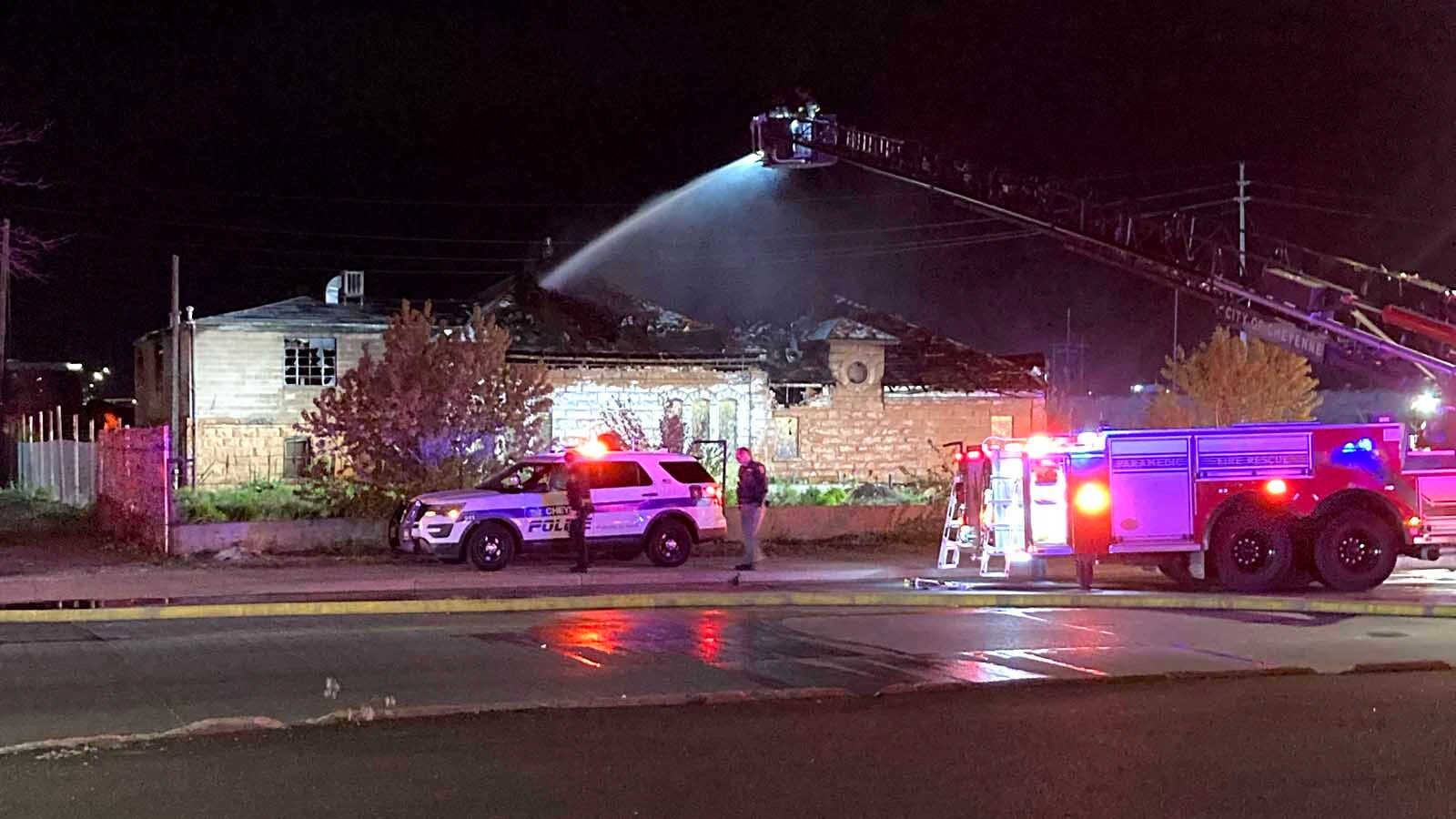 A fire ripped through the 134-year-old Cheyenne Pumphouse on Saturday, raising questions about whether a building once been set for demolition can still be saved. Watching it burn “was like witnessing a death, for sure,” says a local preservationist.