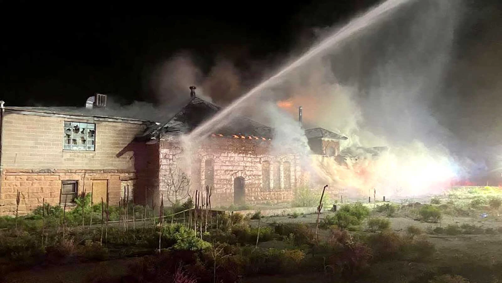 A fire ripped through the 134-year-old Cheyenne Pumphouse on Saturday, raising questions about whether a building once been set for demolition can still be saved. Watching it burn “was like witnessing a death, for sure,” says a local preservationist.