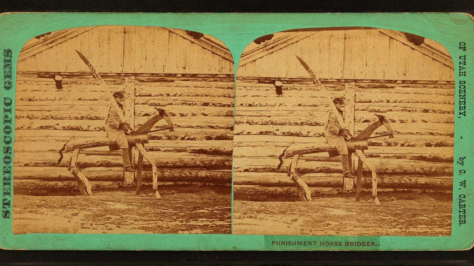 In the 1860s, the "punishment horse" at Fort Bridger was a brutal and feared tool of military discipline. Today, it's the most popular attraction at Fort Bridger State Historic Site because people quickly learn why prisoners preferred a cell to sitting on the wooden horse.