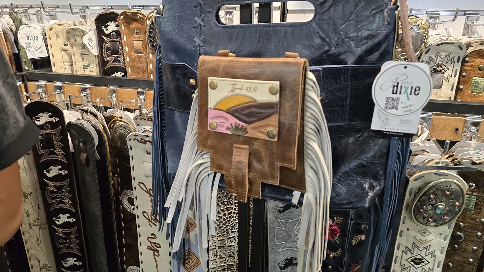 Each larger purse can also sport a smaller, more portable purse for cellphone, keys and credit cards.