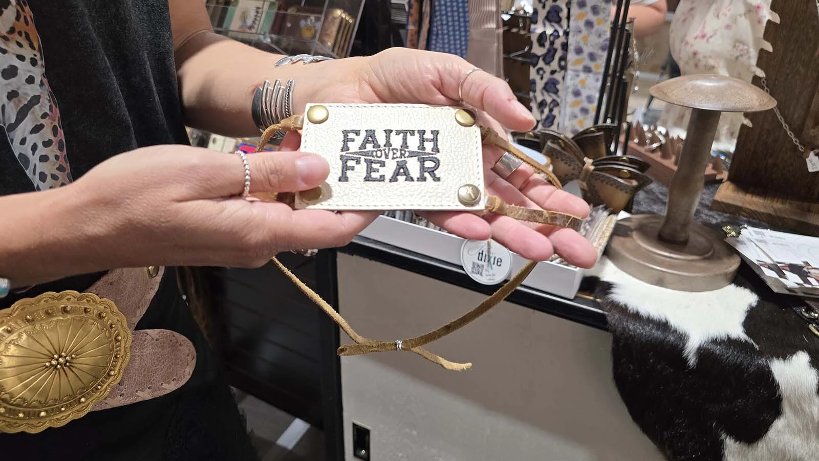 One of the latest additions to the line is an adjustable hat band so that patches can be added to any hat. The idea was so popular it quickly sold out.
