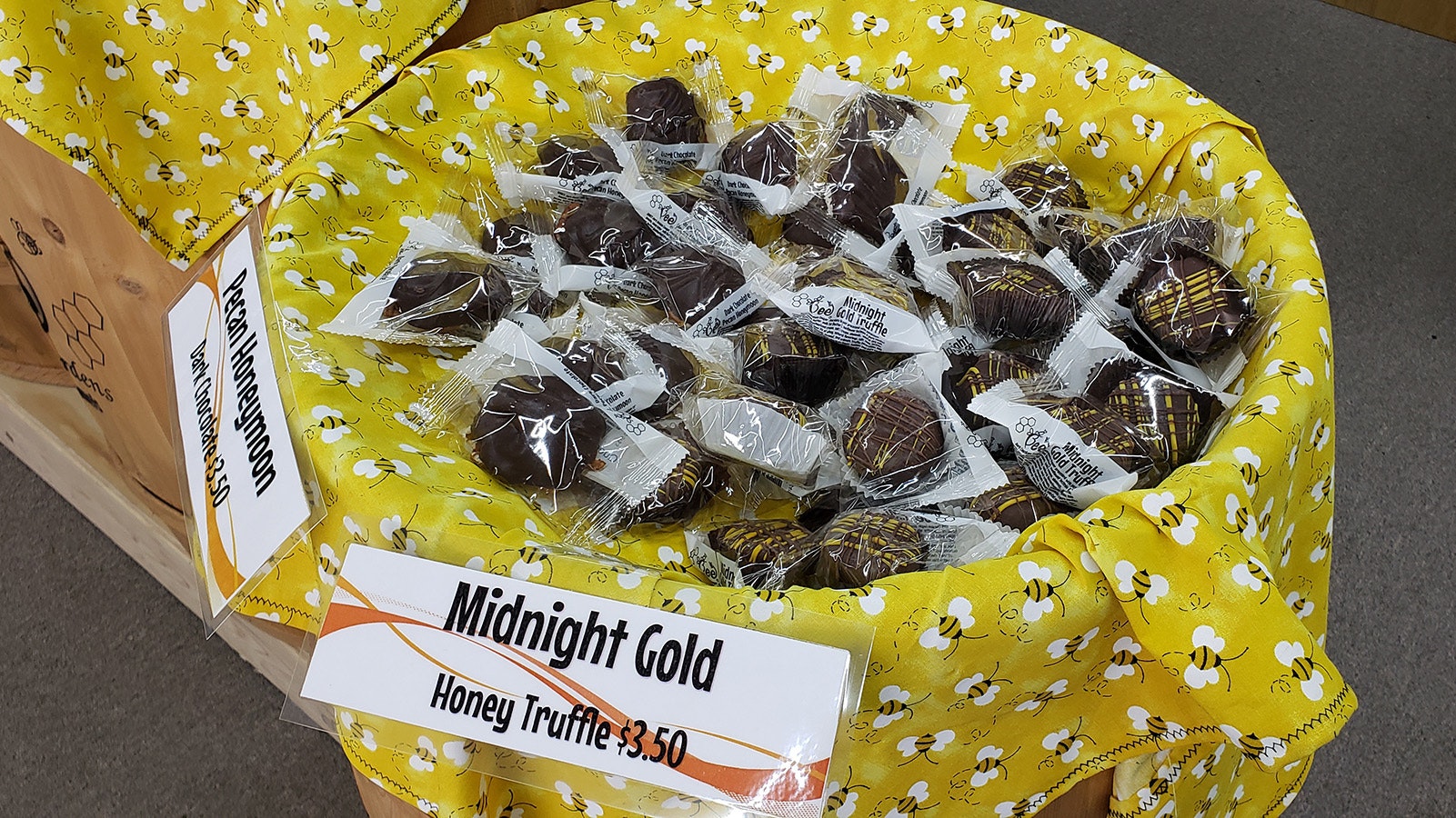 Midnight Gold truffles at Queen Been Gardens.