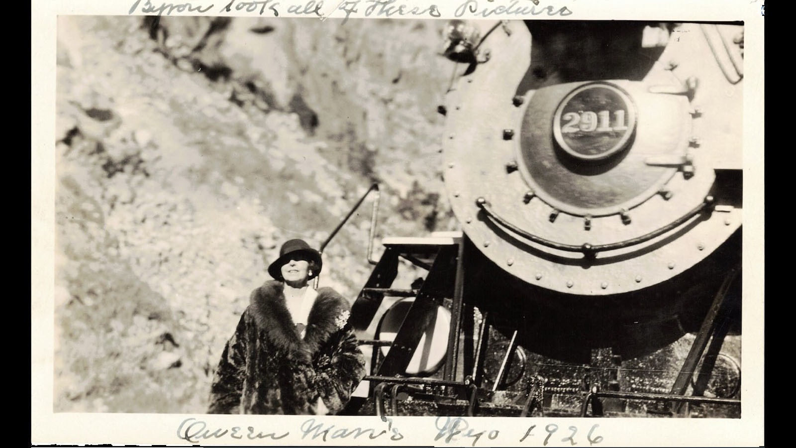 Queen Marie of Romania visiting Wyoming during a 1926 dipolomatic tour.
