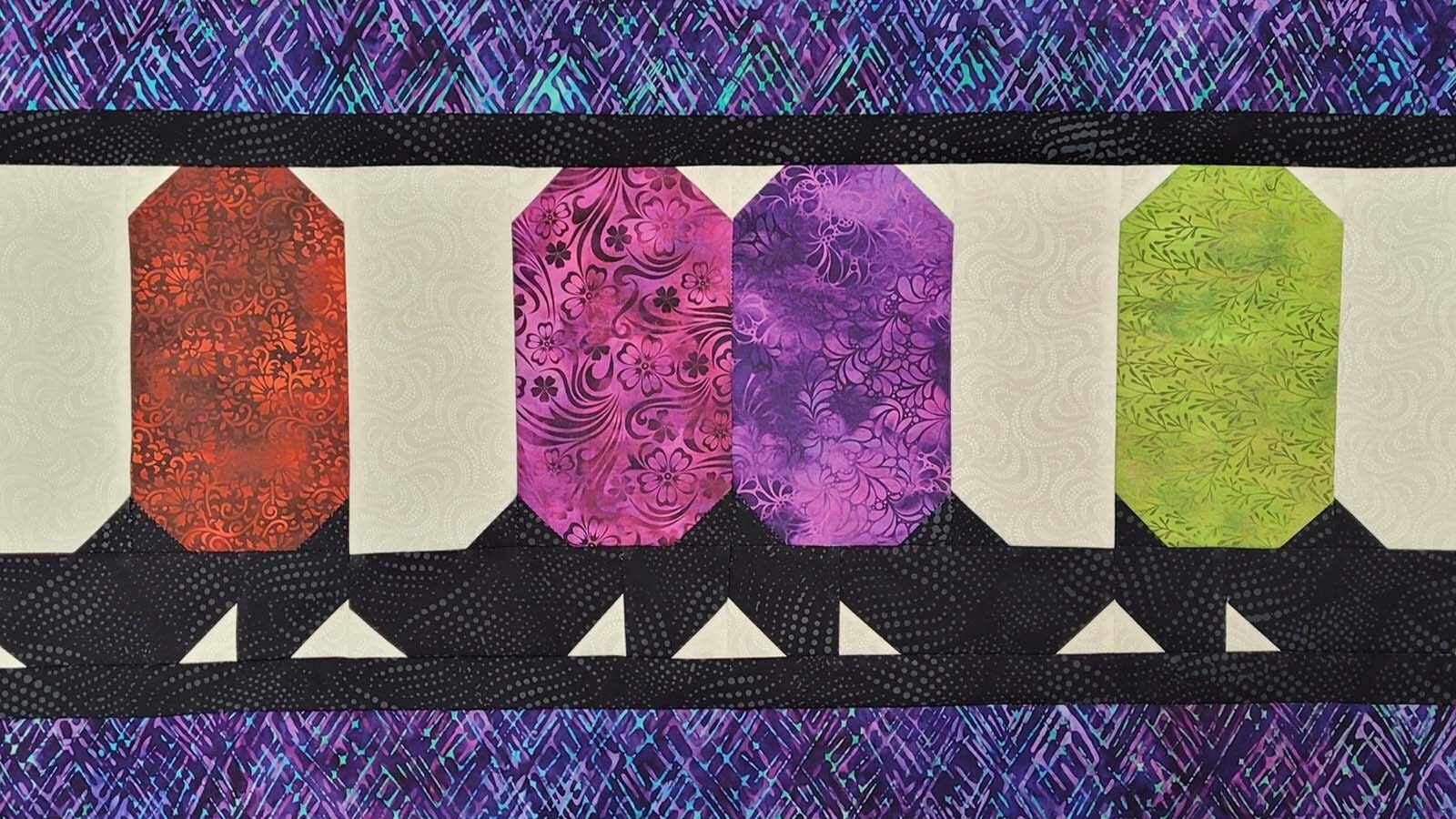 Heather Hossack designed a line of cowboy boot quilt patterns while living in Pinedale that are inspired by her love of Wyoming and rodeo.