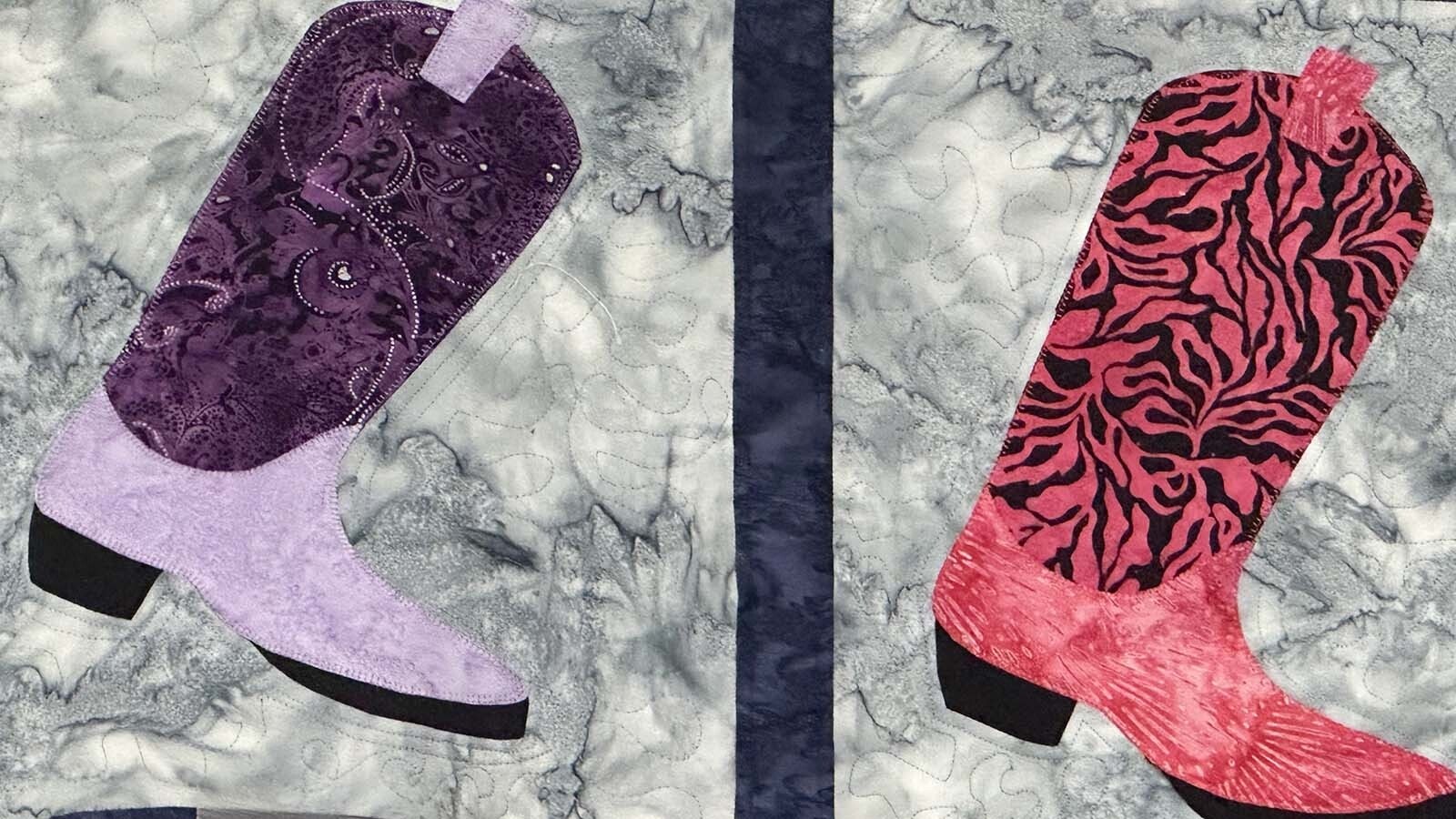 Heather Hossack designed a line of cowboy boot quilt patterns while living in Pinedale that are inspired by her love of Wyoming and rodeo.