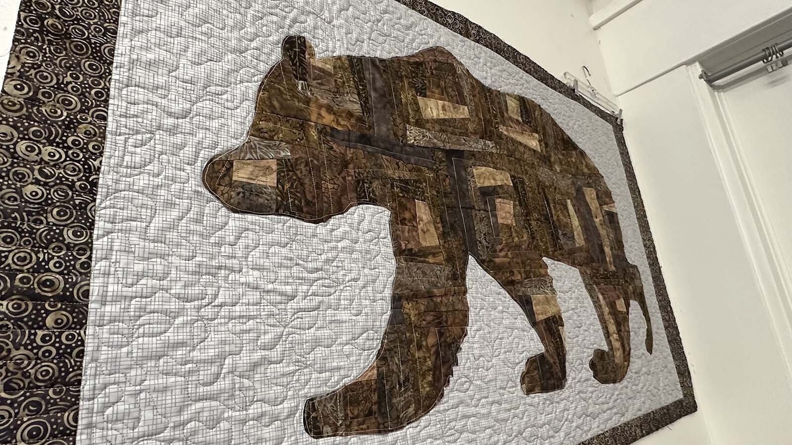 The year Grizzly Bear 399 died, Heather Hossack had just so happened to design a quilt pattern featuring a grizzly bear. This pattern has sold all over America to quilters wanting to create tribute quilts to the beloved grizzly.