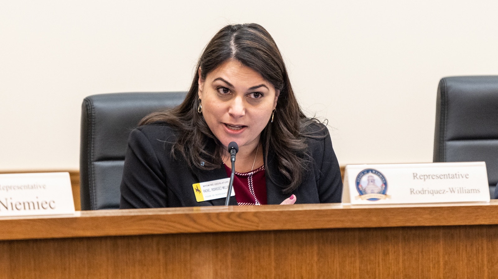 State Rep. Rachel Rodriguez-Williams, R-Cody, responded to Rep. Karlee Provenza’s weekend post, saying she “should be held accountable” for “condoning violence.”