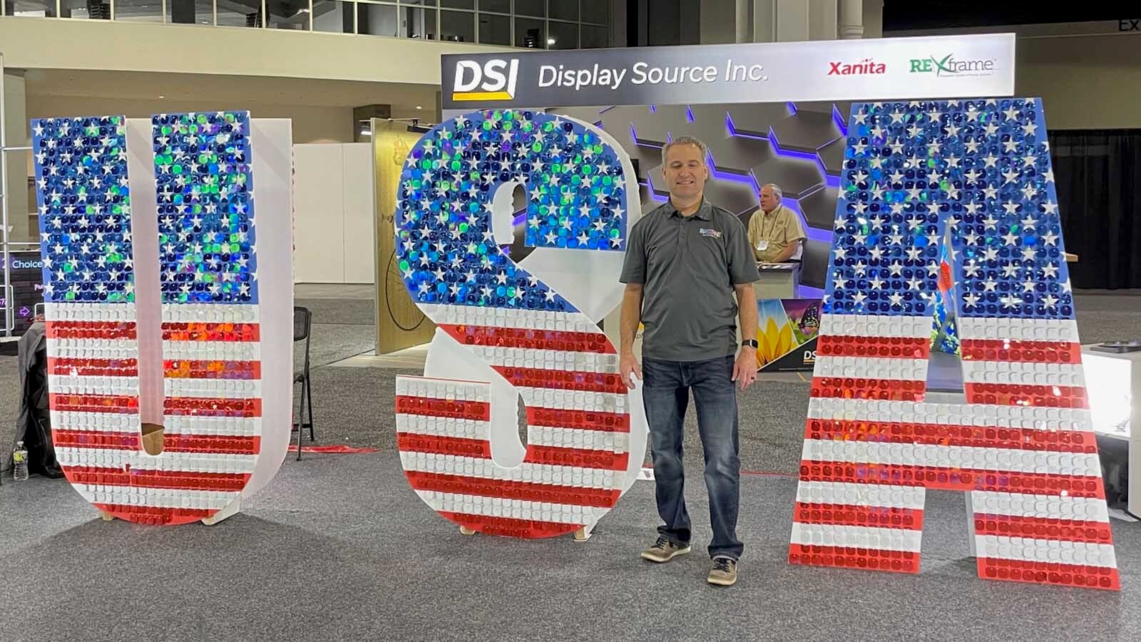 Radiant Manufacturing of Rock Springs is the industry leader in giant sequin displays. In an increasingly digital world, its "old-school" sequin designs stand out with three-dimensional textures and dazzling movement.