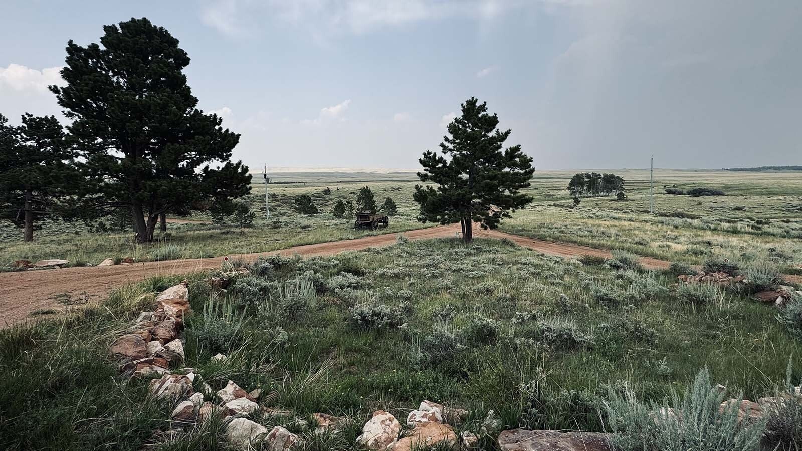 One of the many views from John Davis’ cabin south of U.S. 287 in Albany County of the Laramie Plains where a Spanish energy company wants to build a 500-megawatt wind farm on 26,000 acres.