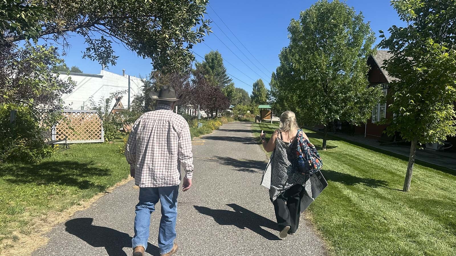 The Wyoming Heritage Trail is a 32-mile walking and biking trail that connects the towns of Riverton and Shoshoni. Cathy Cline recently spearheaded an initiative to place historical signs along the path to share the stories of Riverton’s past.