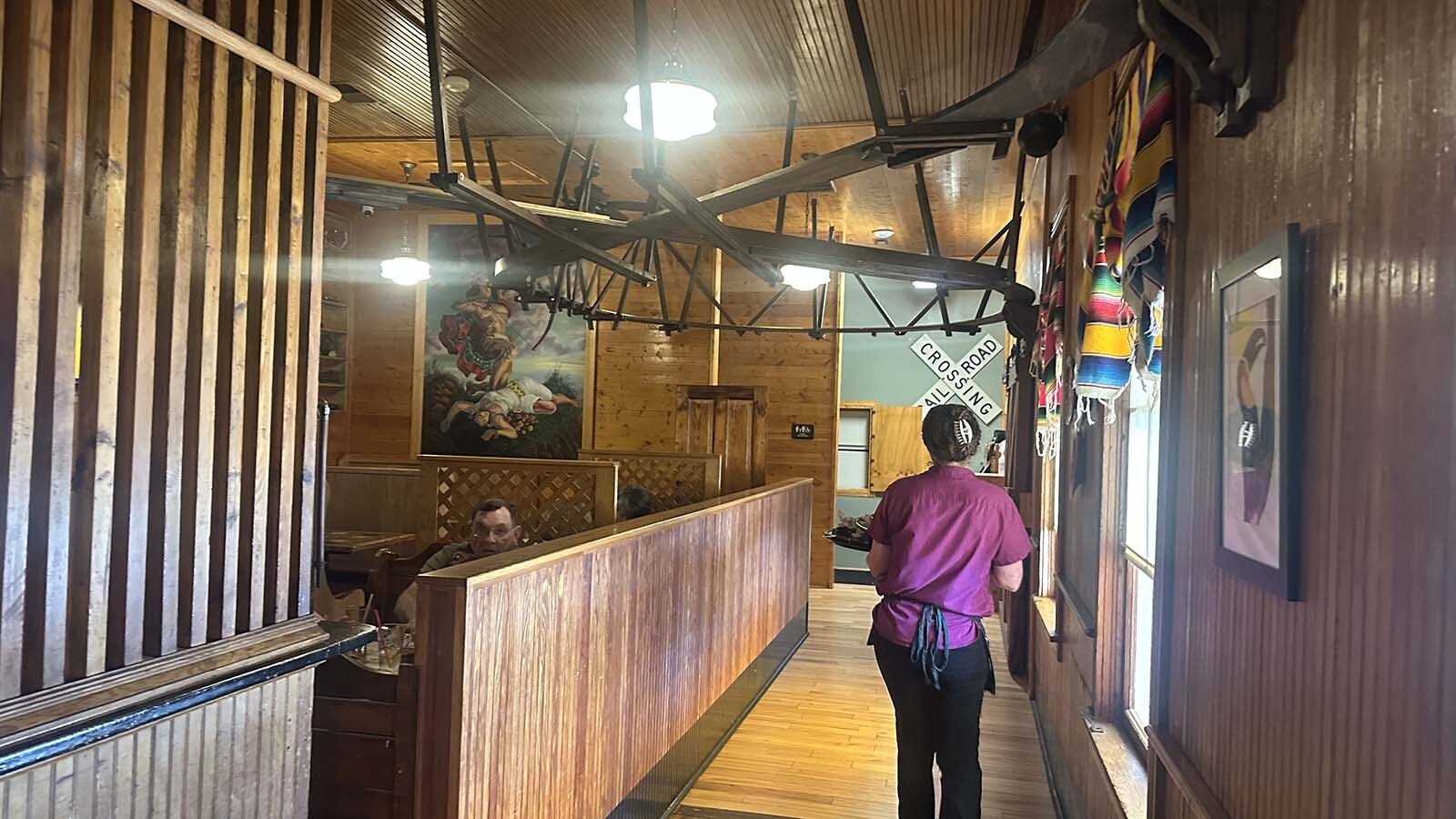 The Riverton Train Depot was saved from demolition and is currently being used as a restaurant. It sits along the Wyoming Heritage Trail which was originally the railroad tracks. The story of the depot is told on one of the newly installed historical signs that line the trail and share the story of Riverton’s past.