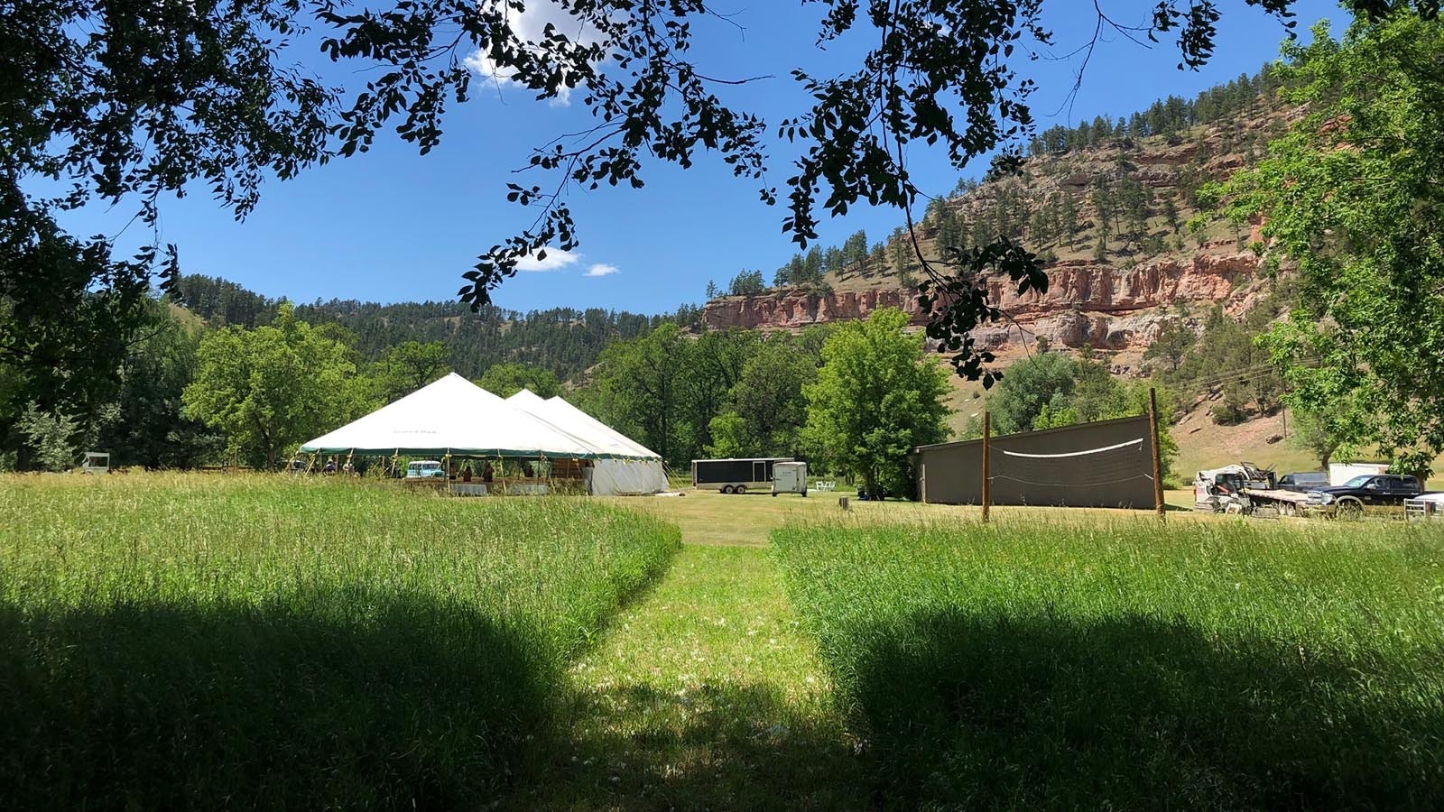 The entire property at Ranch A, south of Beula, Wyoming, is available for weddings and events. It wasn’t always so because the federal government had prohibited anything but educational programs from being hosted on the property until recently.