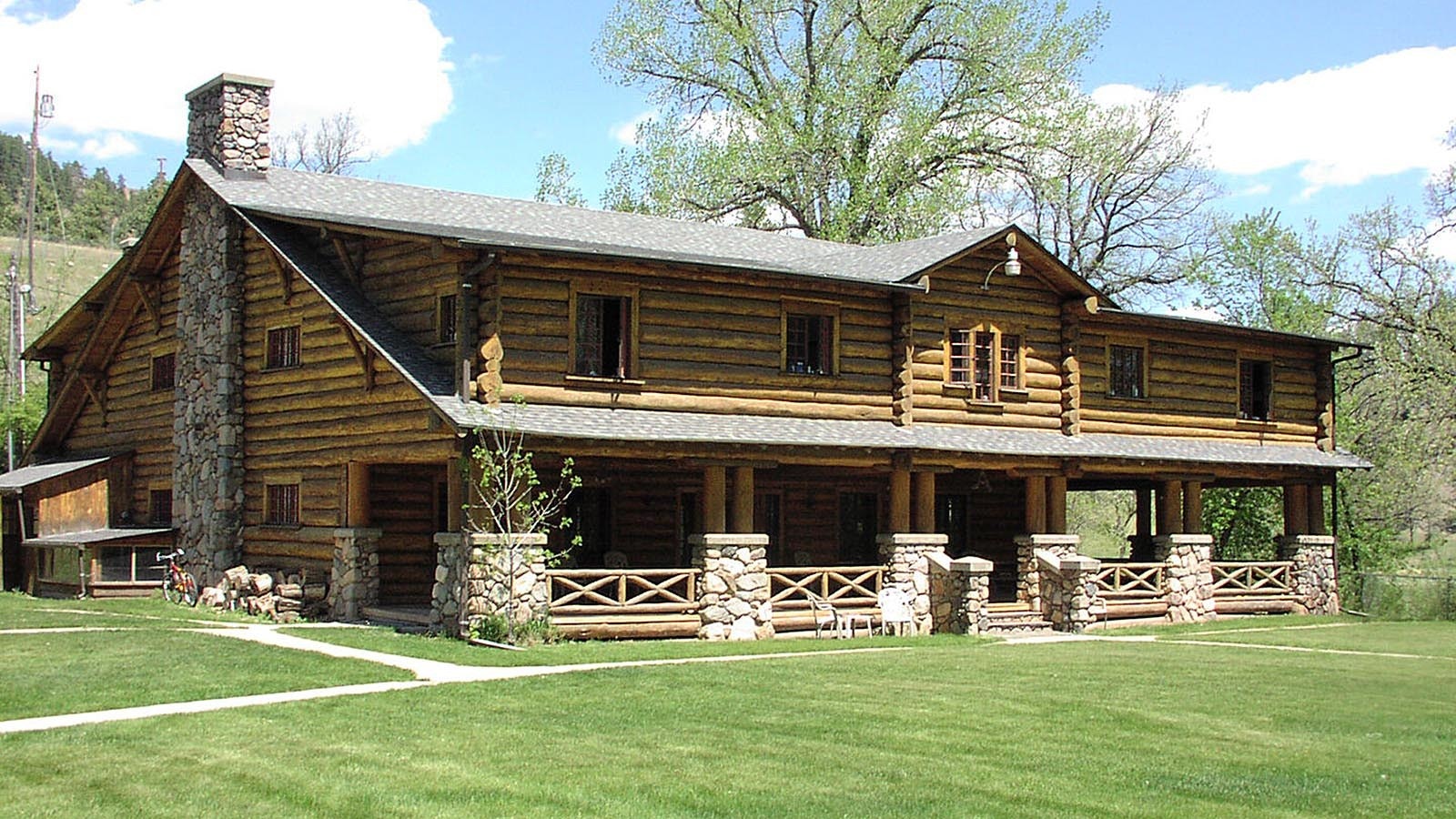 Ranch A was once owned by a the Annenberg family and only the elite of the Black Hills were allowed on the property. Today, it is owned by the state of Wyoming and is available for rent for weddings and events.