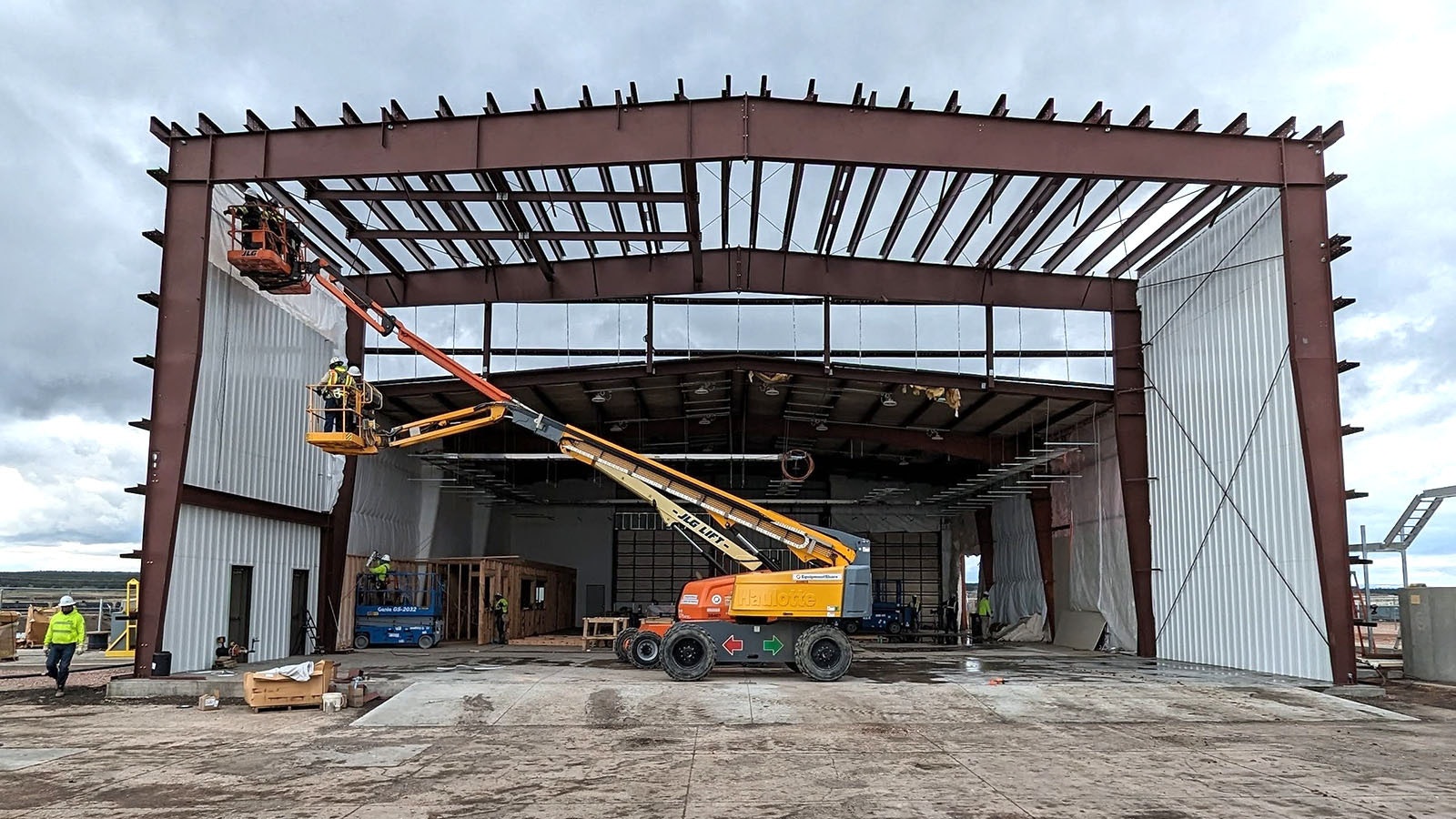 Improvements being made at the Rare Element Resources site in Upton, Wyoming. The company is waiting on one more federal OK to start building it's $53 million rare earths processing plant.