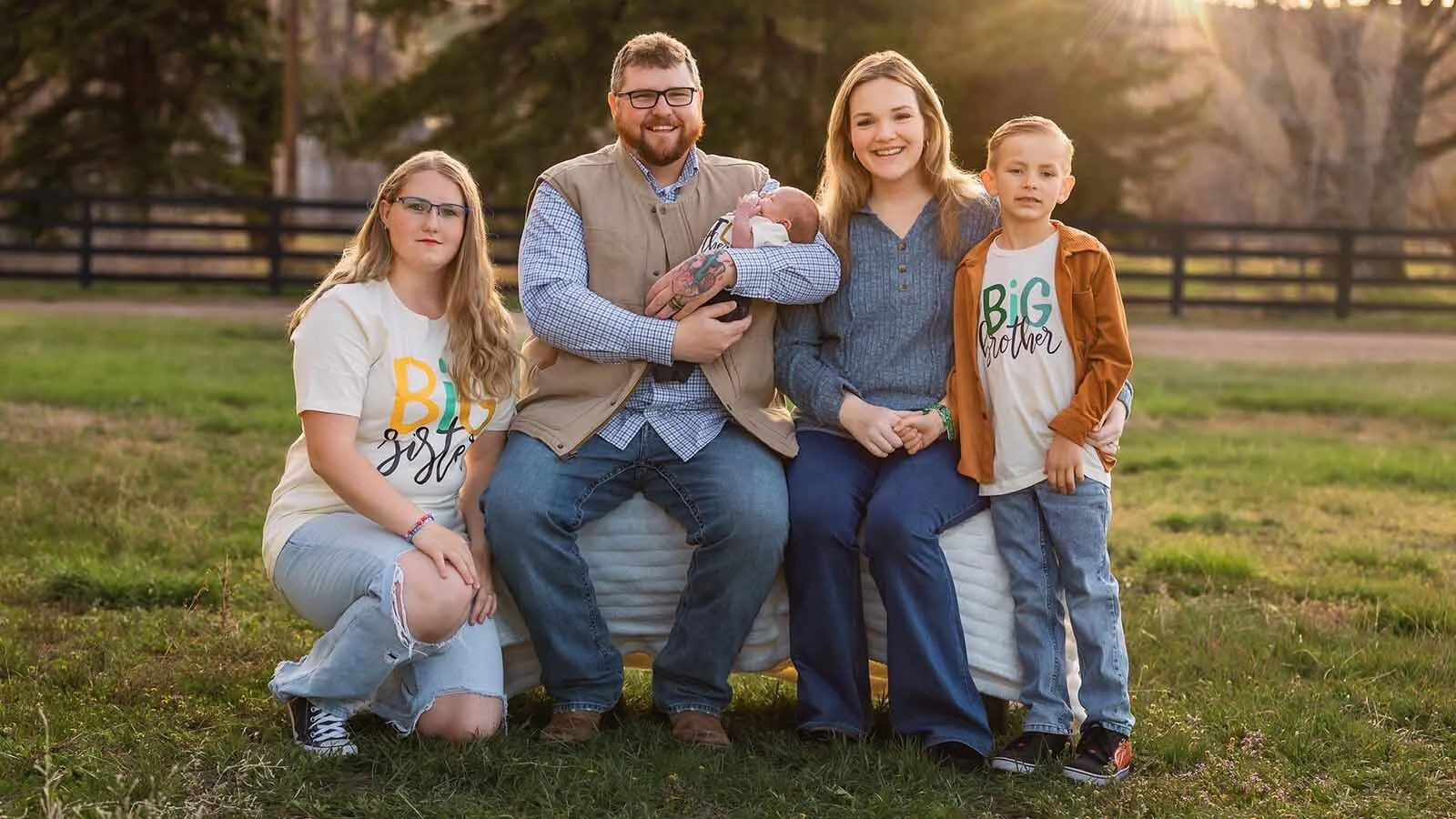 Raydon Bowen and his family.