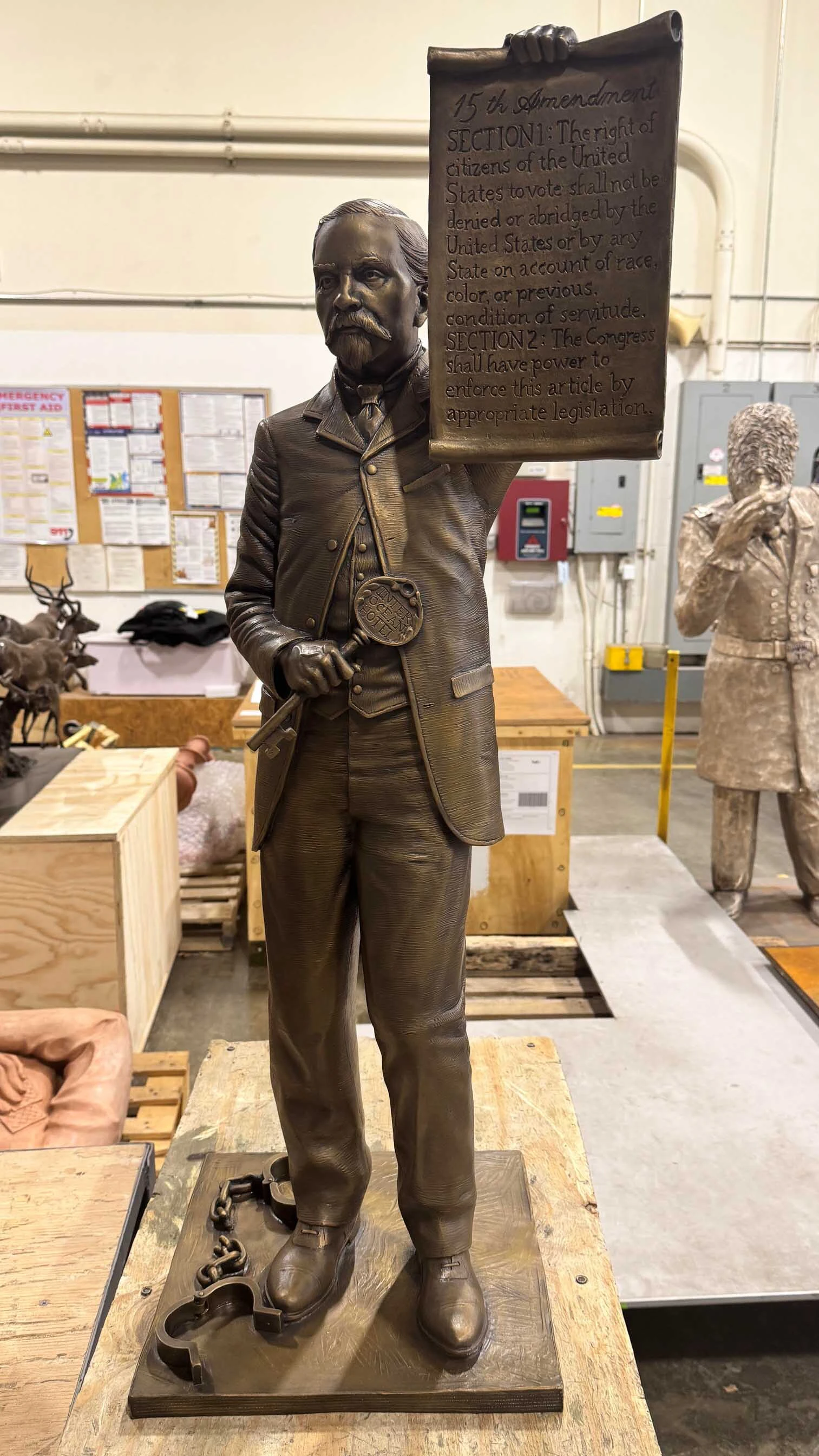 Barney Ford has recently been honored with a bronze statue to his memory. The former slave built the fanciest hotels in both Cheyenne and Denver and is a story of persistence. He lost his fortunes many times over but would continue to rebuild.