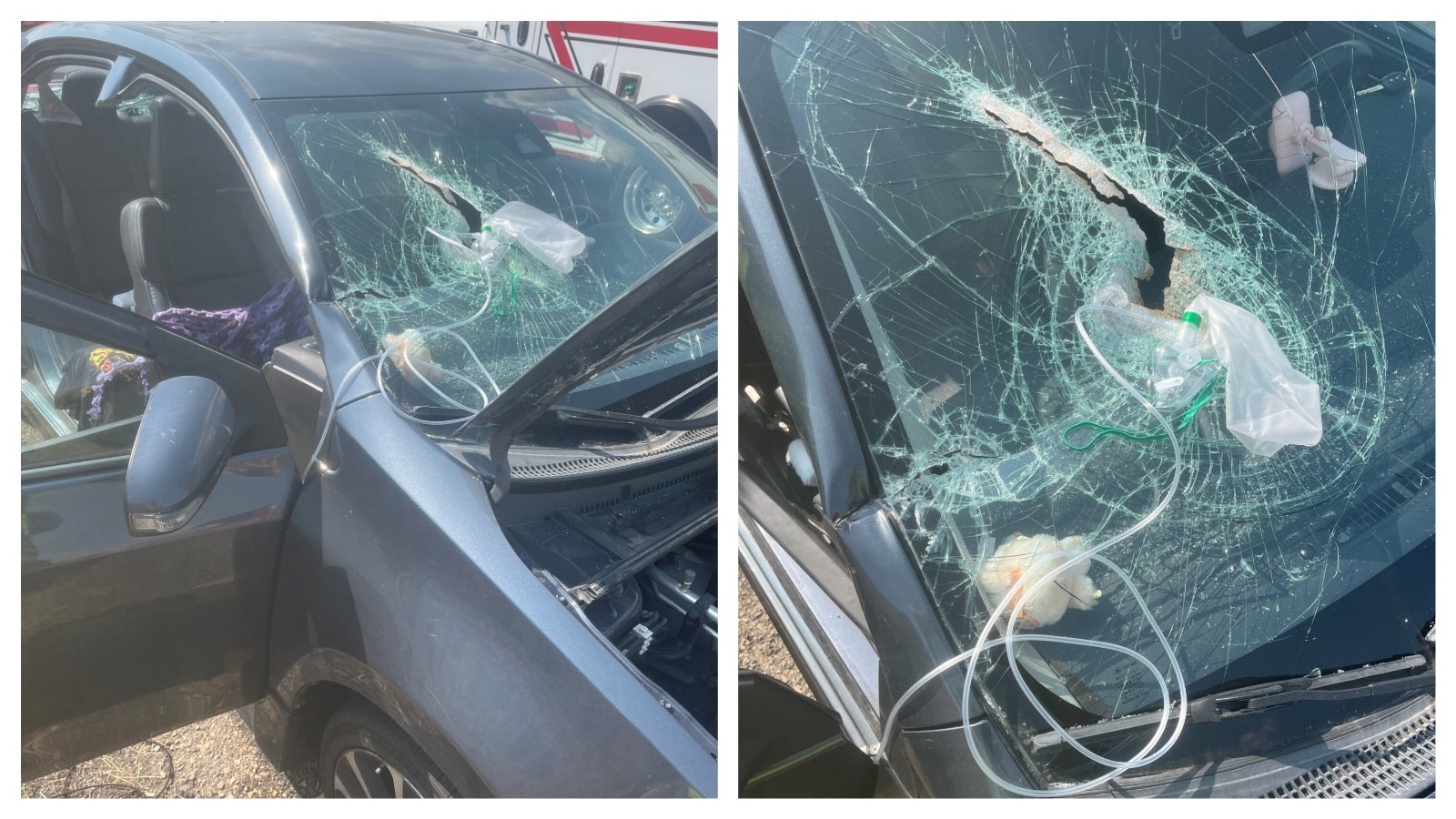 A Utah woman is alive after she was impaled through the chest by flying rebar while driving on State Road 189 on Monday. Utah and Wyoming officials are urging caution from drivers and reminding them to obey the rules of the road.