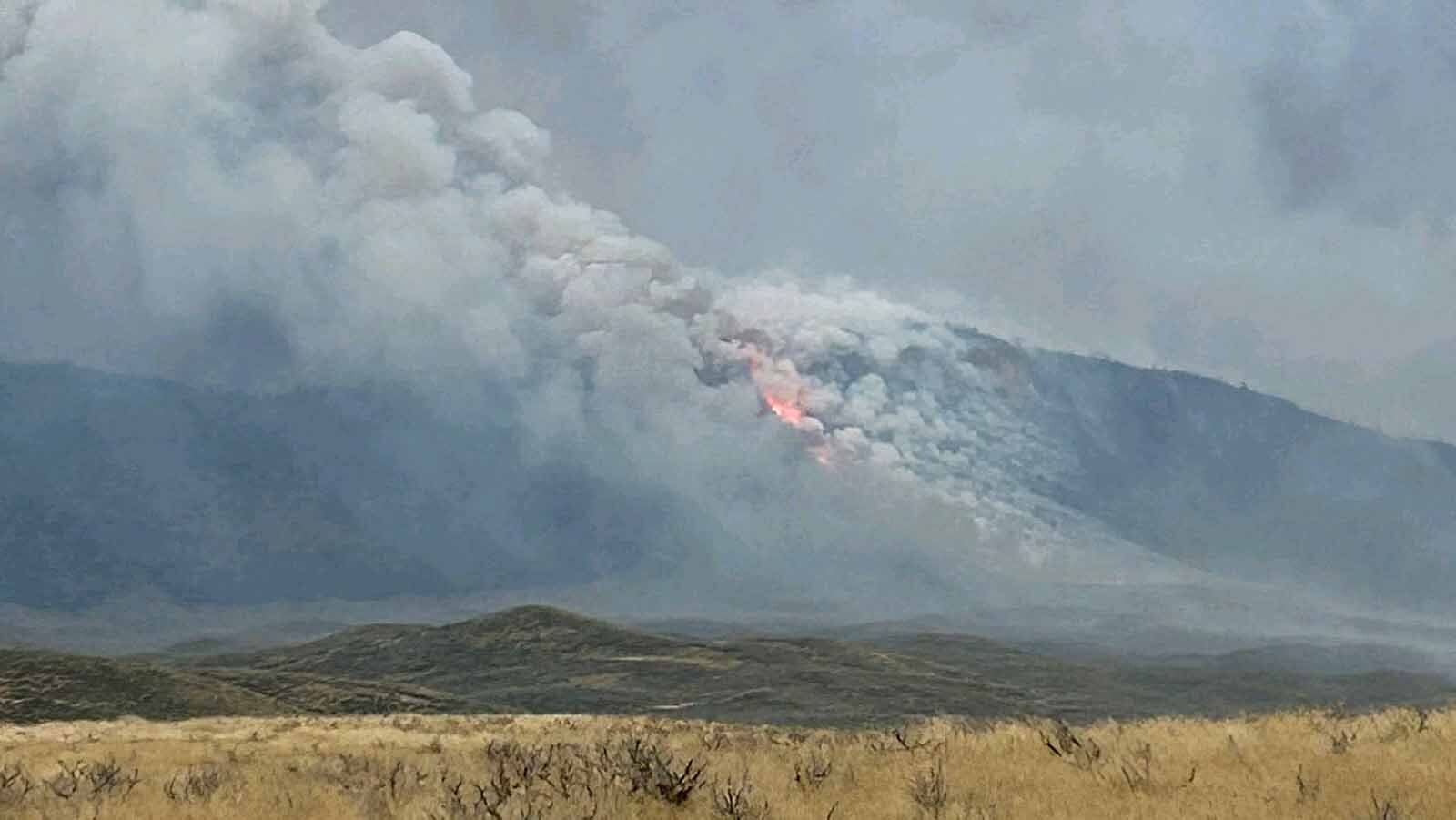 Hundreds piled into the gym at Hot Springs County High School on Monday for their first meeting with officials fighting the 110,000-acre Red Canyon Fire. It was emotional, as locals related how their ranches and livelihoods have been devastated.