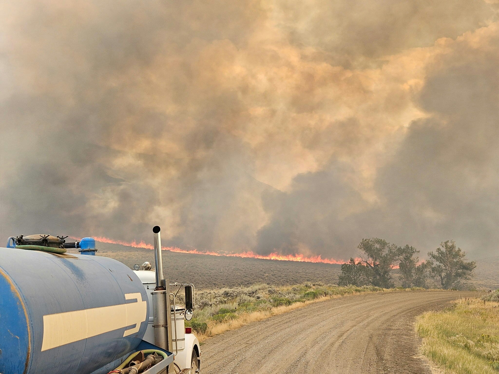 A large, out-of-control wildfire “exhibiting extreme fire behavior” continues to grow in multiple directions about 11 miles east of Thermopolis. The Red Canyon Fire also has prompted more evacuations in its potential path.