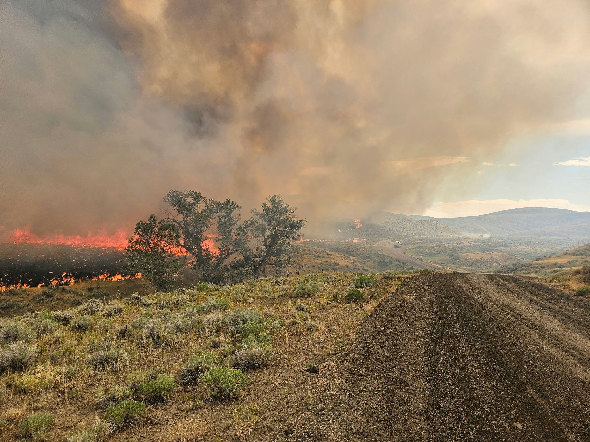 A large, out-of-control wildfire “exhibiting extreme fire behavior” continues to grow in multiple directions about 11 miles east of Thermopolis. The Red Canyon Fire also has prompted more evacuations in its potential path.