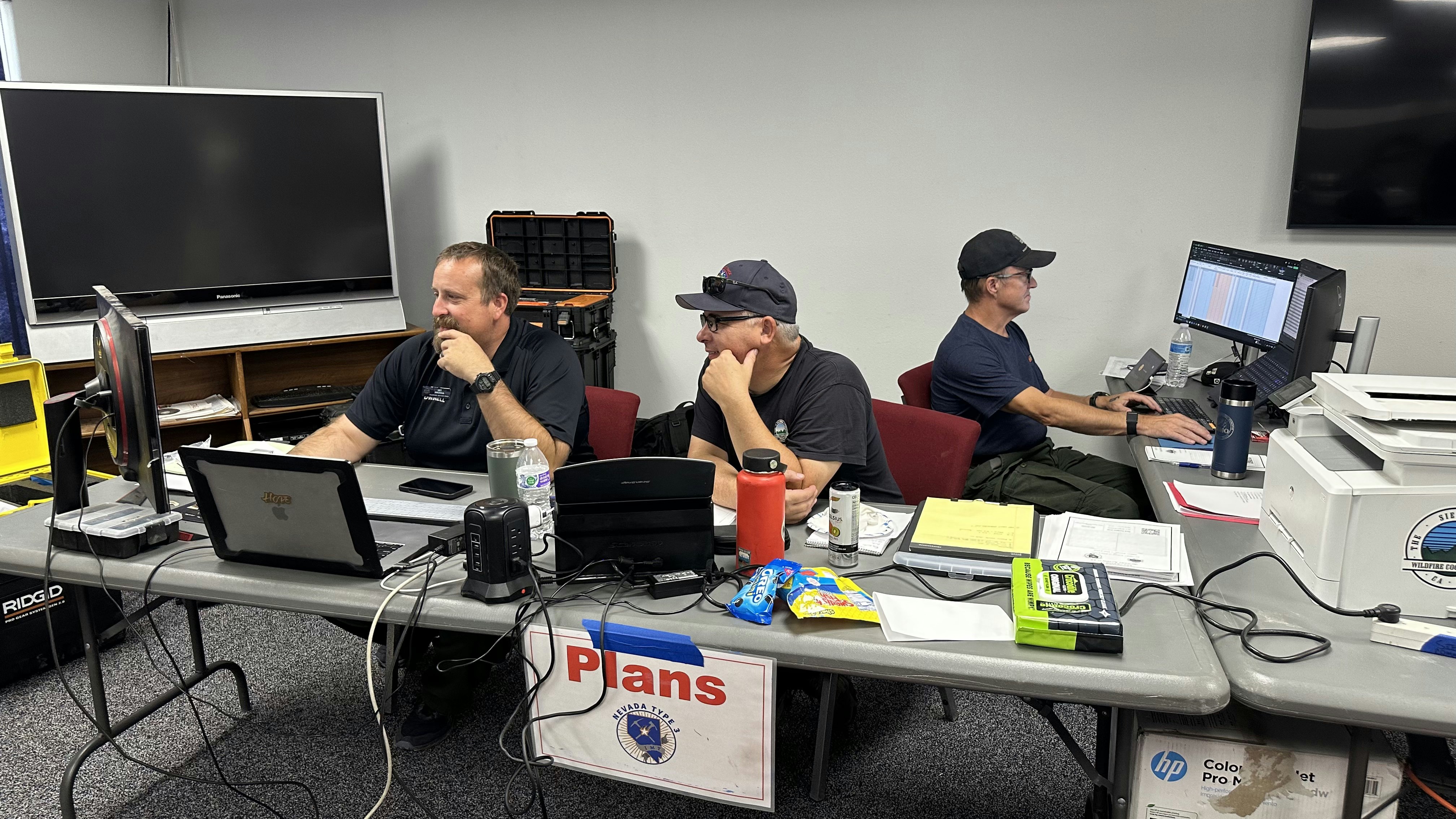 A Type 3 incident management team has set up at the Thermopolis Volunteer Fire Department to oversee operations fighting the Red Canyon Fire.