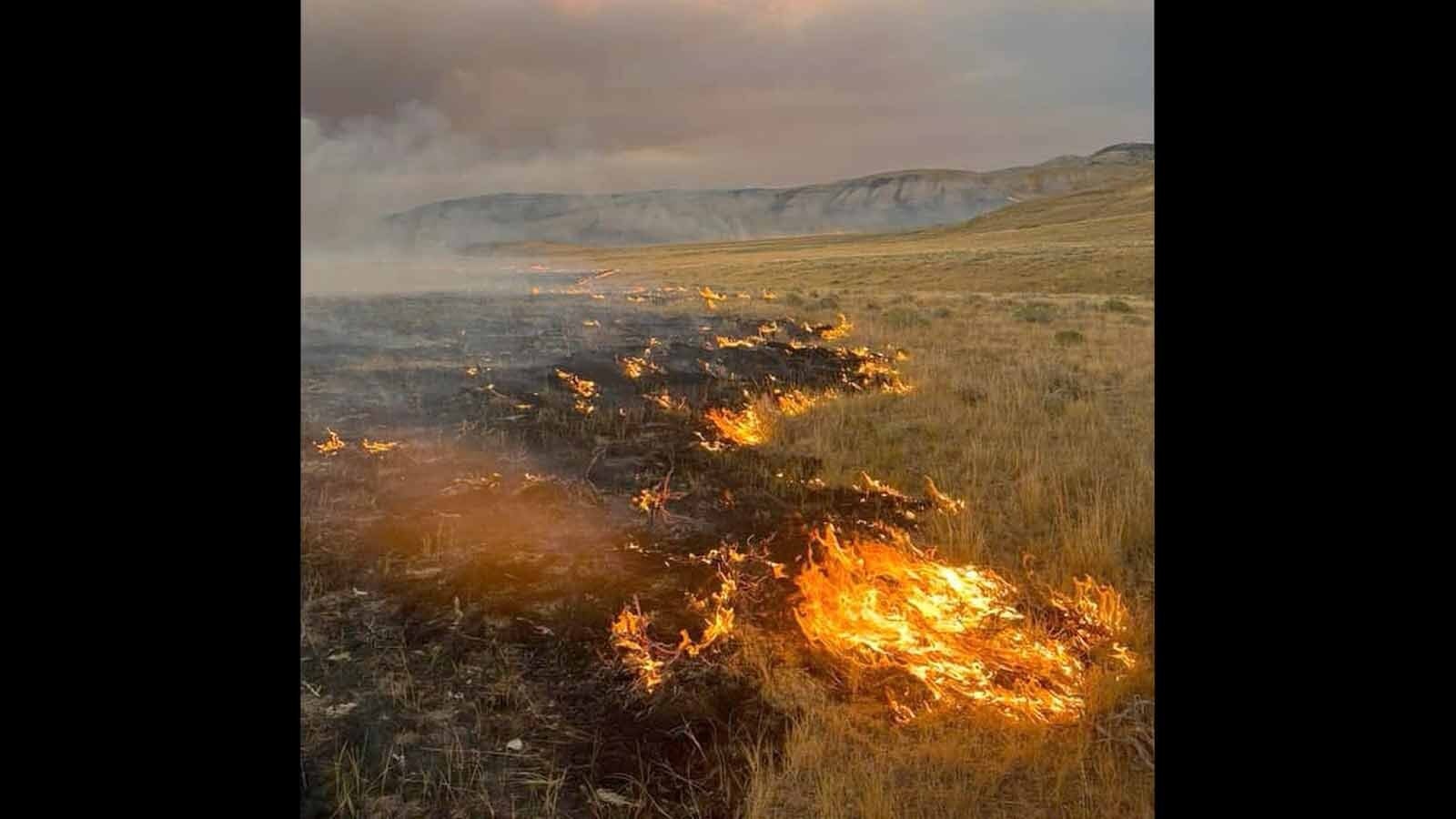 Hundreds piled into the gym at Hot Springs County High School on Monday for their first meeting with officials fighting the 110,000-acre Red Canyon Fire. It was emotional, as locals related how their ranches and livelihoods have been devastated.