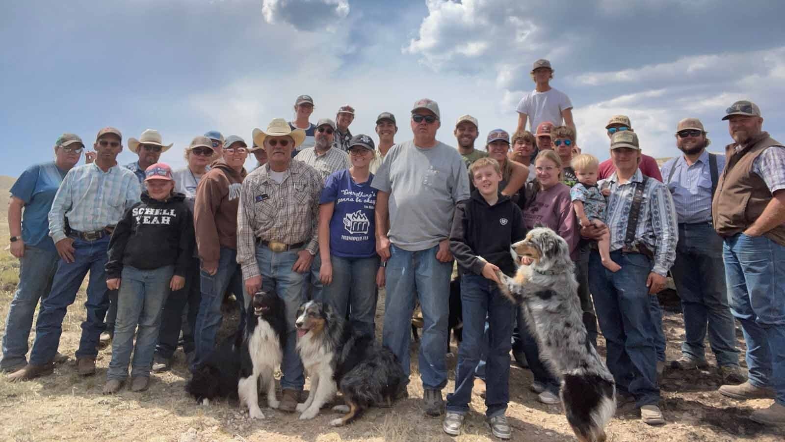 When the Axtell family home and ranch was threatened by the Red Canyon Fire, a team of neighbors and friends converged on the property to defend the land. The fire line was cut three miles from the Axtell family ranch house and stopped the fire from progressing into the ravines and hills of the Warm Springs area and the town of Thermopolis.