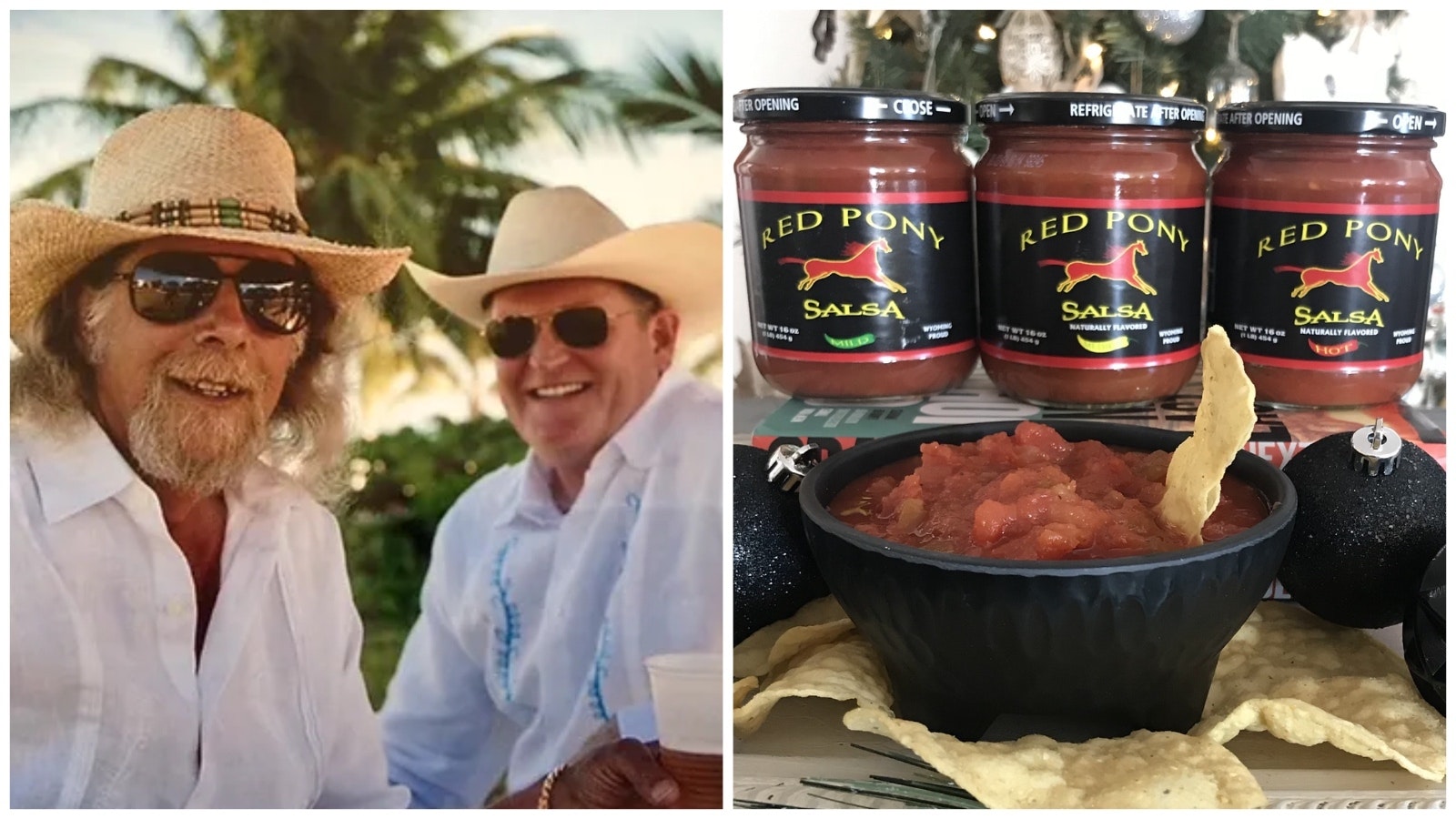 Wyoming grown and made Red Pony Salsa is at the Winter Fancy Food Show in Las Vegas. It's the recipe of Richard Rhoades, far left, and the favorite salsa of Wyoming author Craig Johnson.