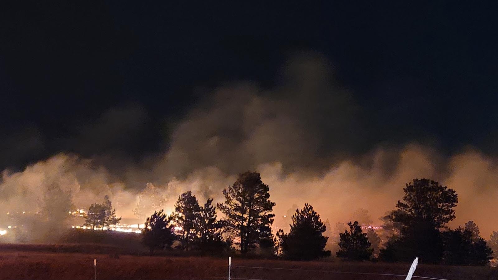 The Remington Fire is burning in northern Sheridan County near the Montana border.