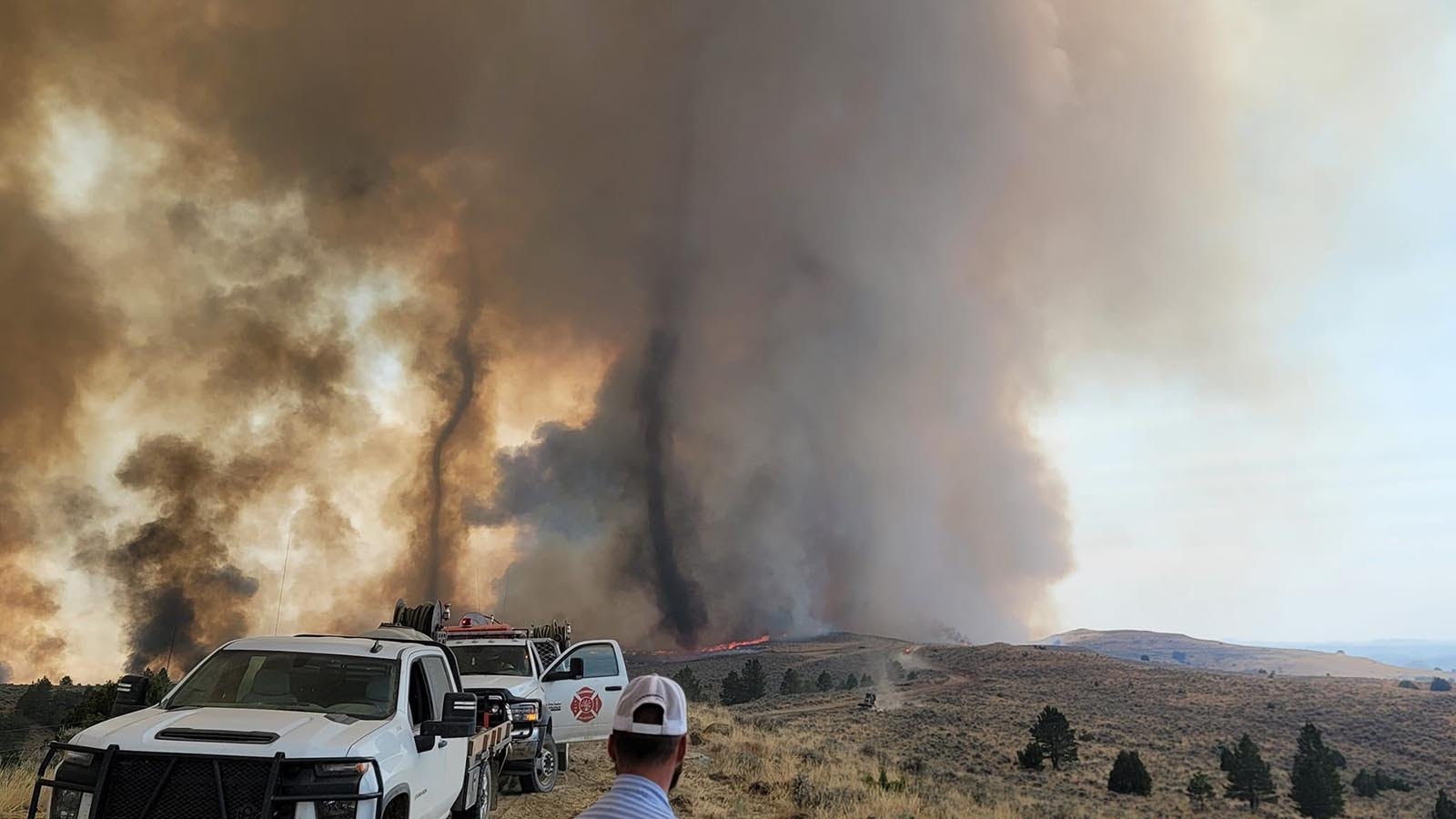 The Remington Fire in Sheridan County, like others in northern Wyoming, continues to grow and tax firefighting resources.