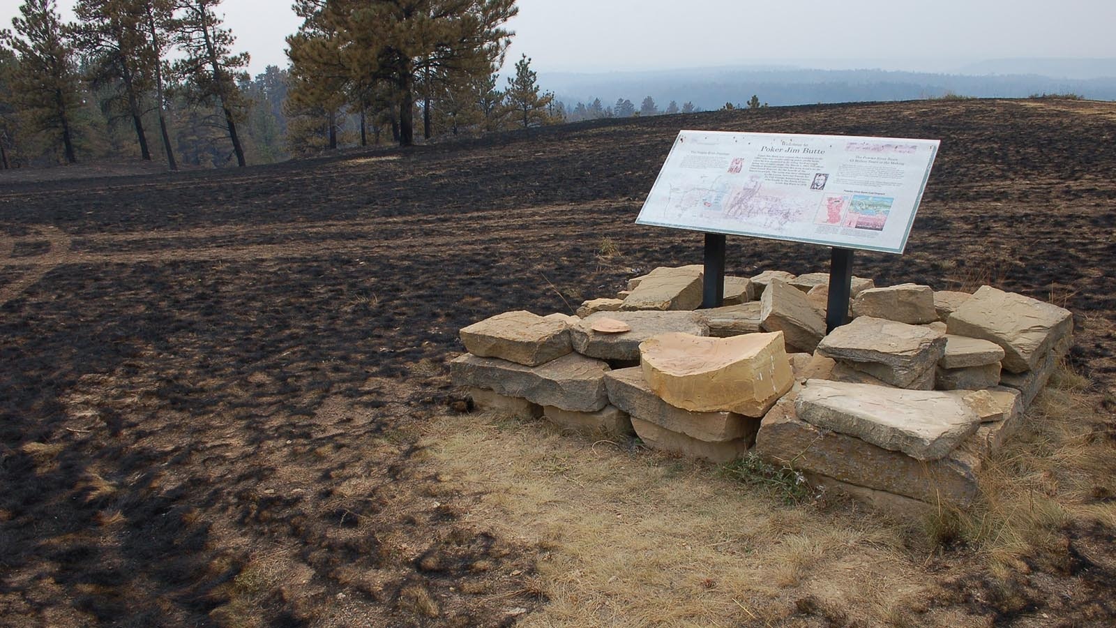 Crews worked to save the historic Poker Jim Fire Lookout tower in Custer National Forest, Montana, from the Remington Fire. "Flames burned under and past the station but rendered no notable damage to the structure," the BLM reports.