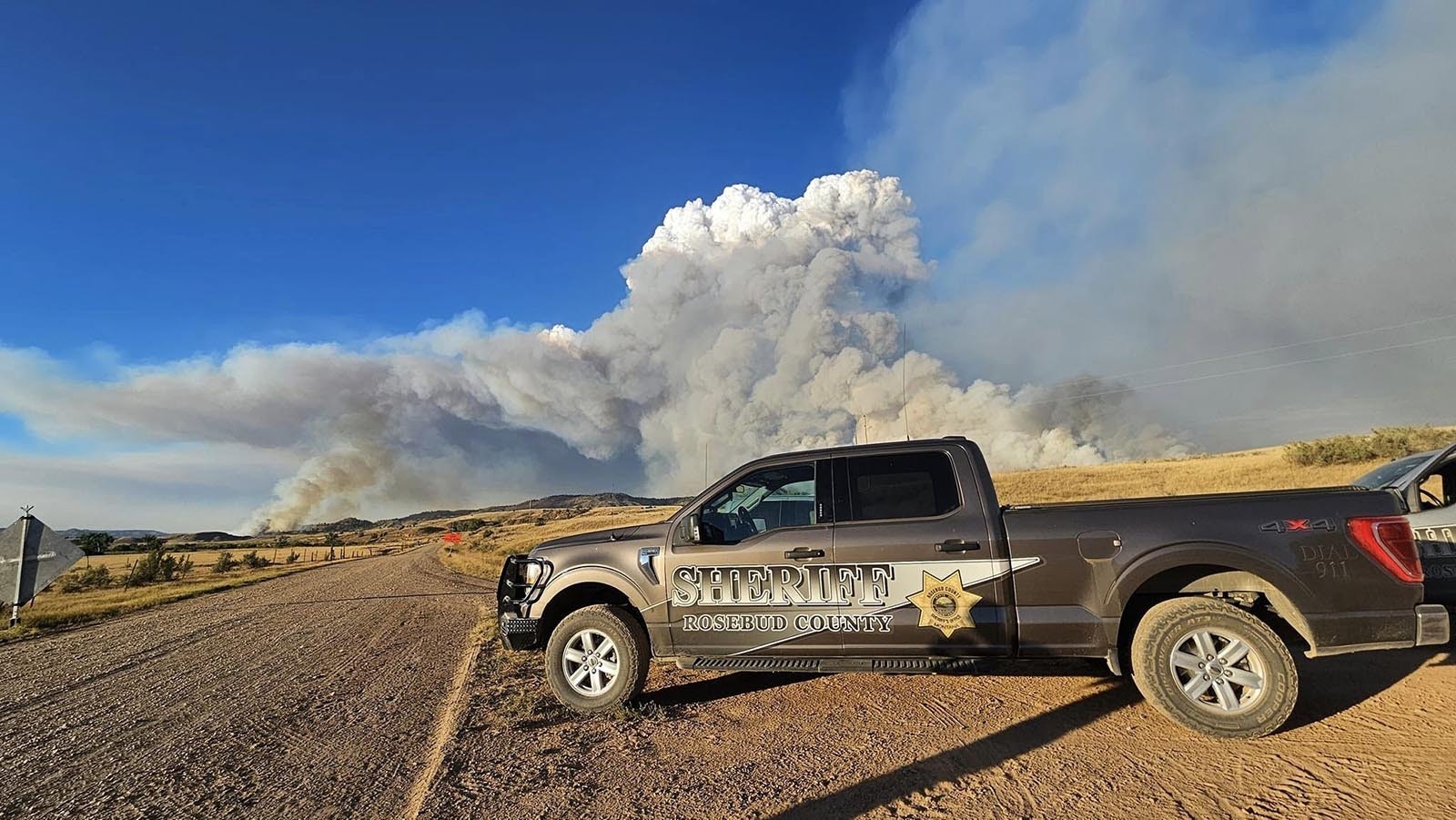 Vies of the Remington Fire courtesy of the Rosebud County Sheriff's Office in Montana.